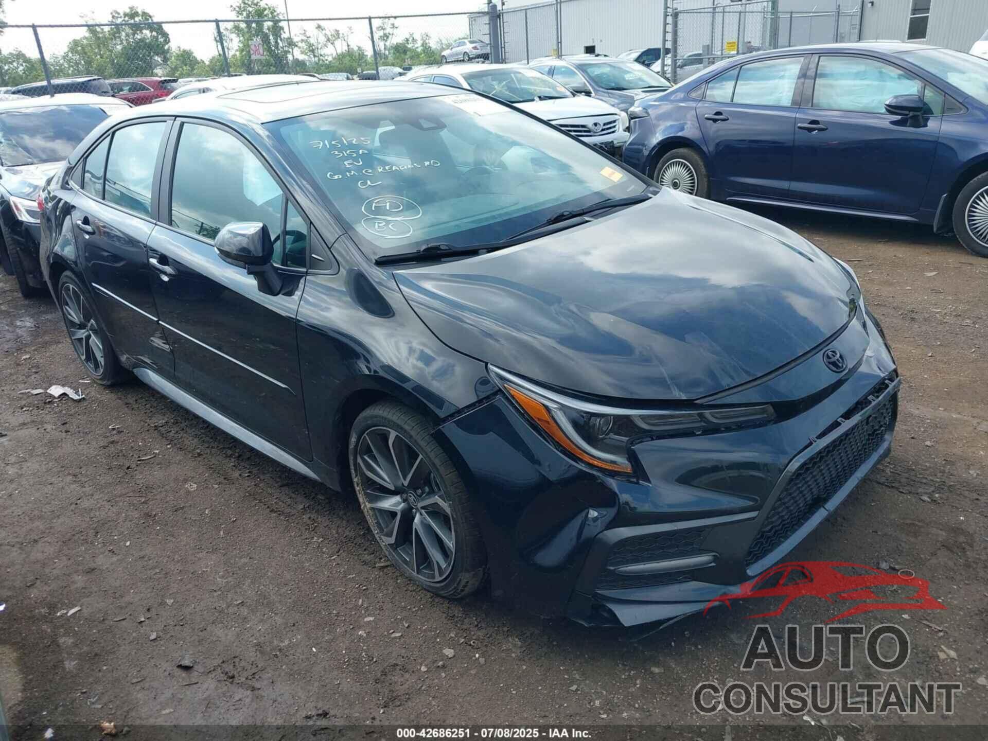 TOYOTA COROLLA 2021 - 5YFP4MCE4MP066080