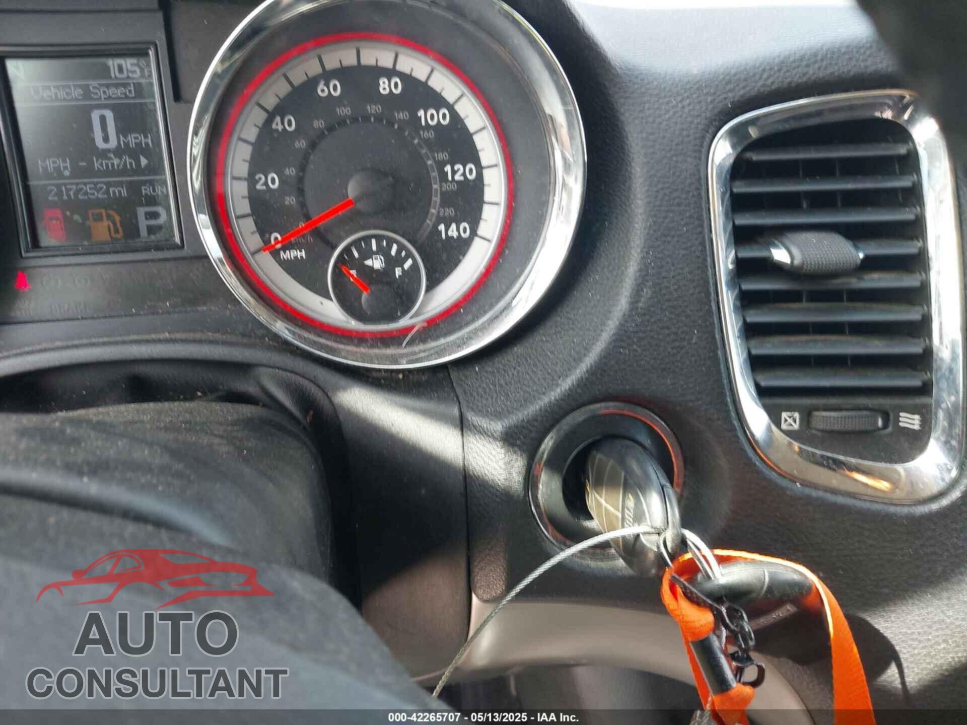 DODGE DURANGO 2012 - 1C4RDHAG7CC197452
