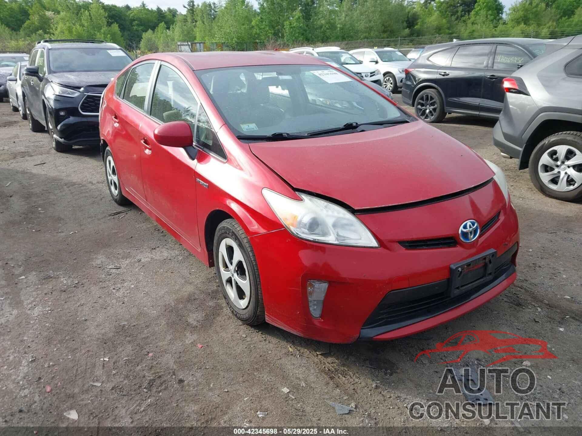 TOYOTA PRIUS 2013 - JTDKN3DU7D5575844