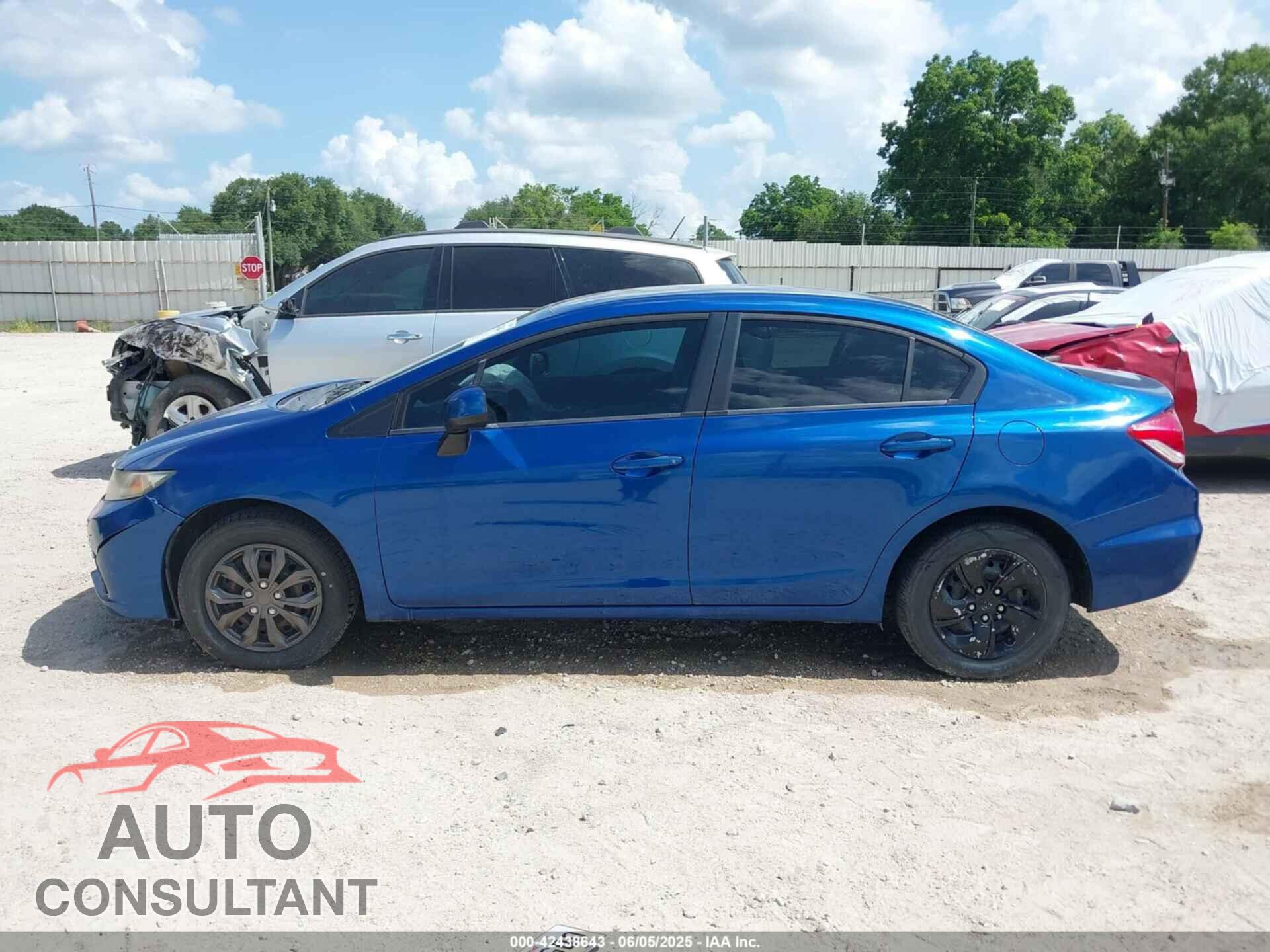 HONDA CIVIC 2013 - 19XFB2F51DE015560
