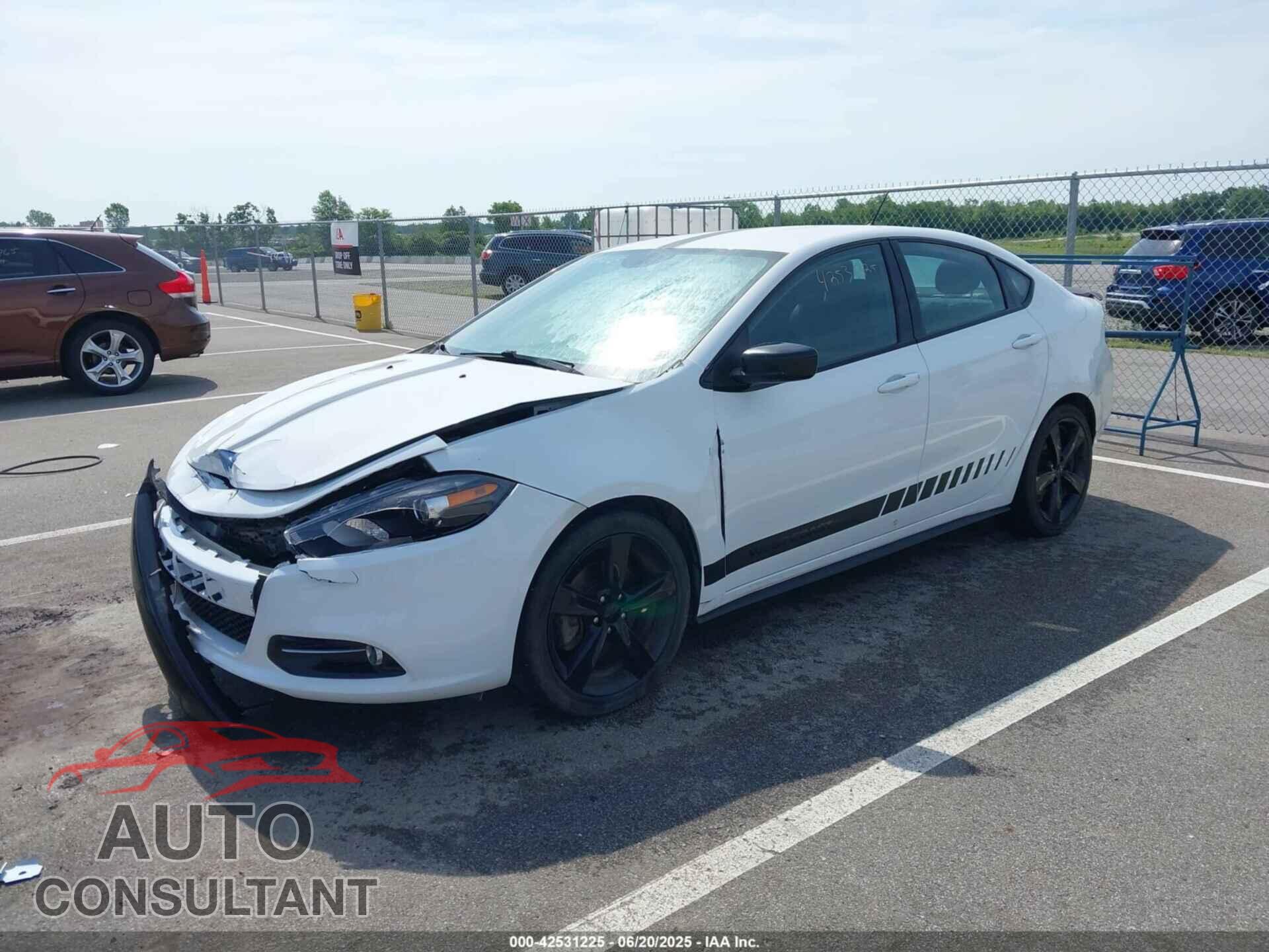 DODGE DART 2015 - 1C3CDFBB7FD127952