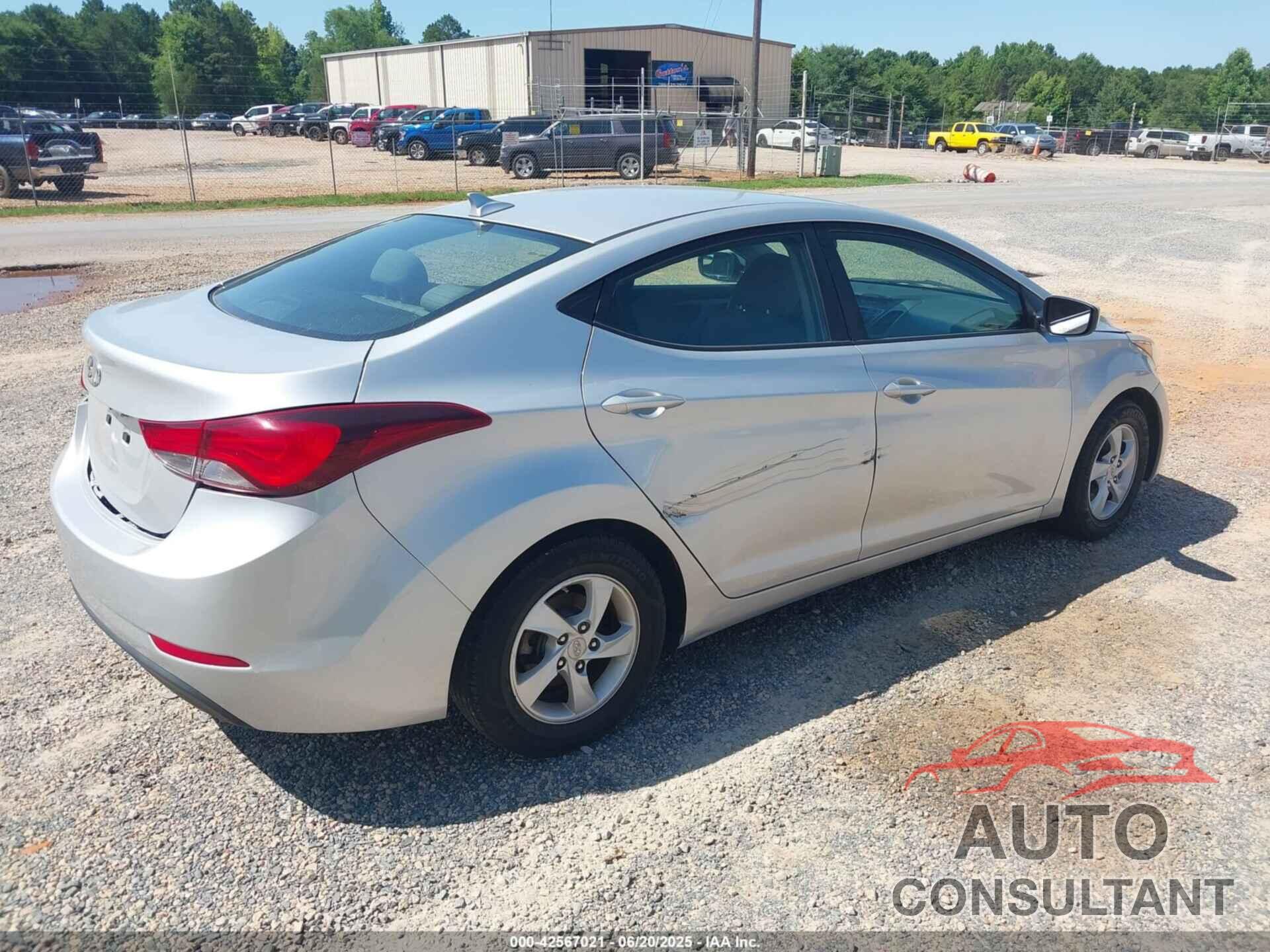 HYUNDAI ELANTRA 2015 - 5NPDH4AE1FH631203