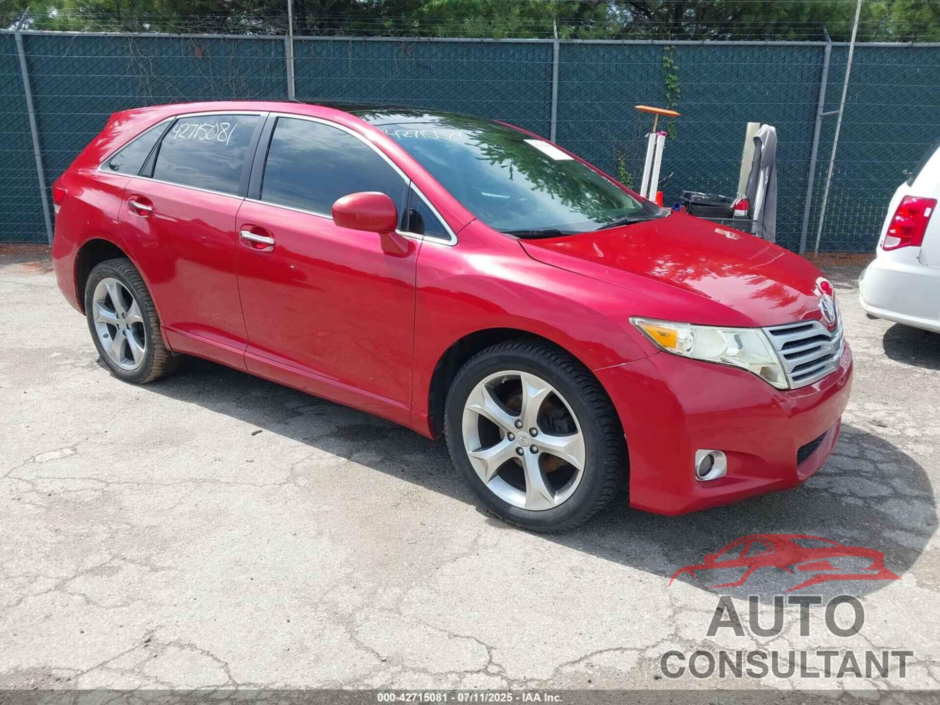 TOYOTA VENZA 2011 - 4T3BK3BB6BU055621
