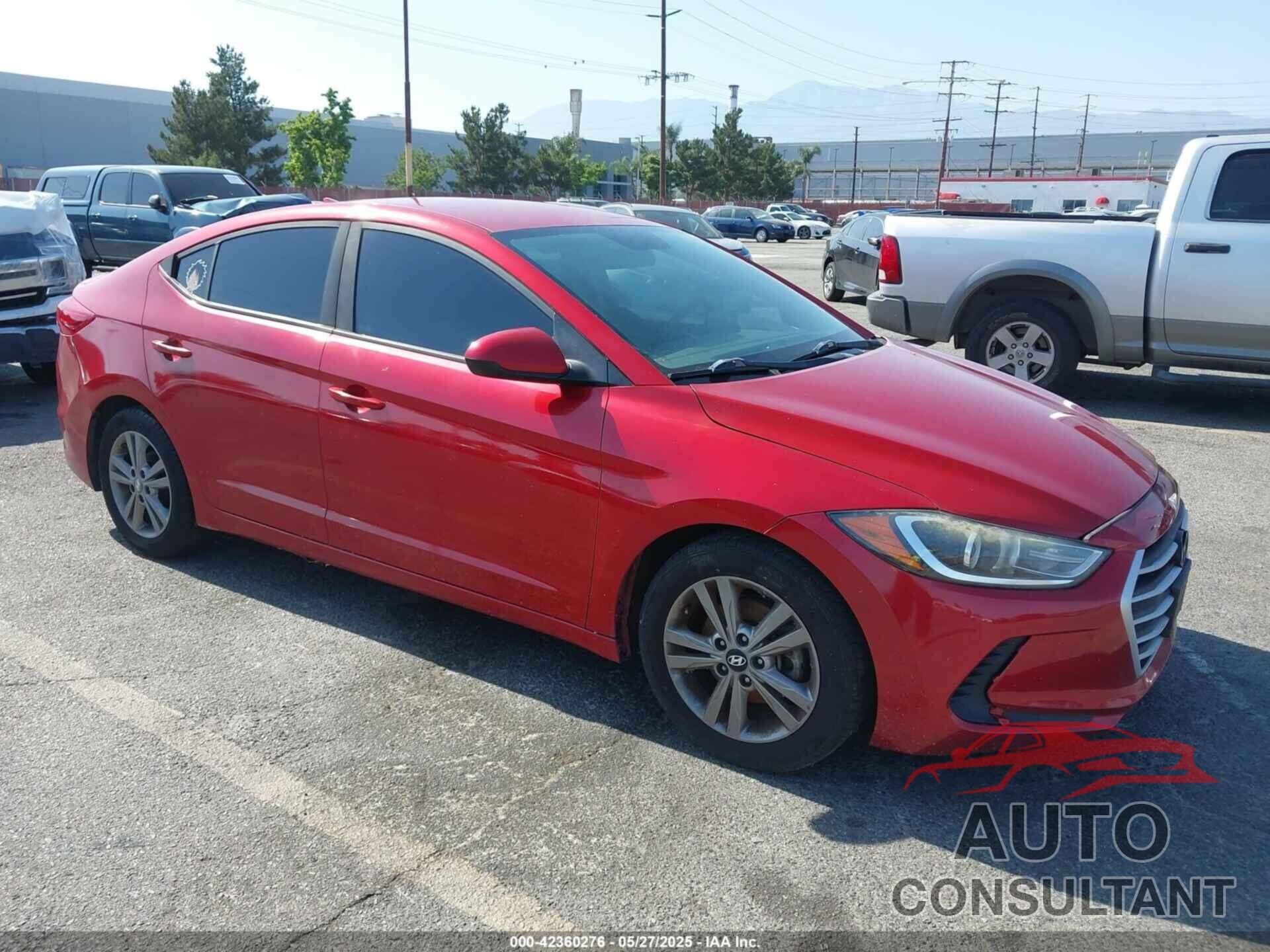 HYUNDAI ELANTRA 2017 - 5NPD84LF9HH169871