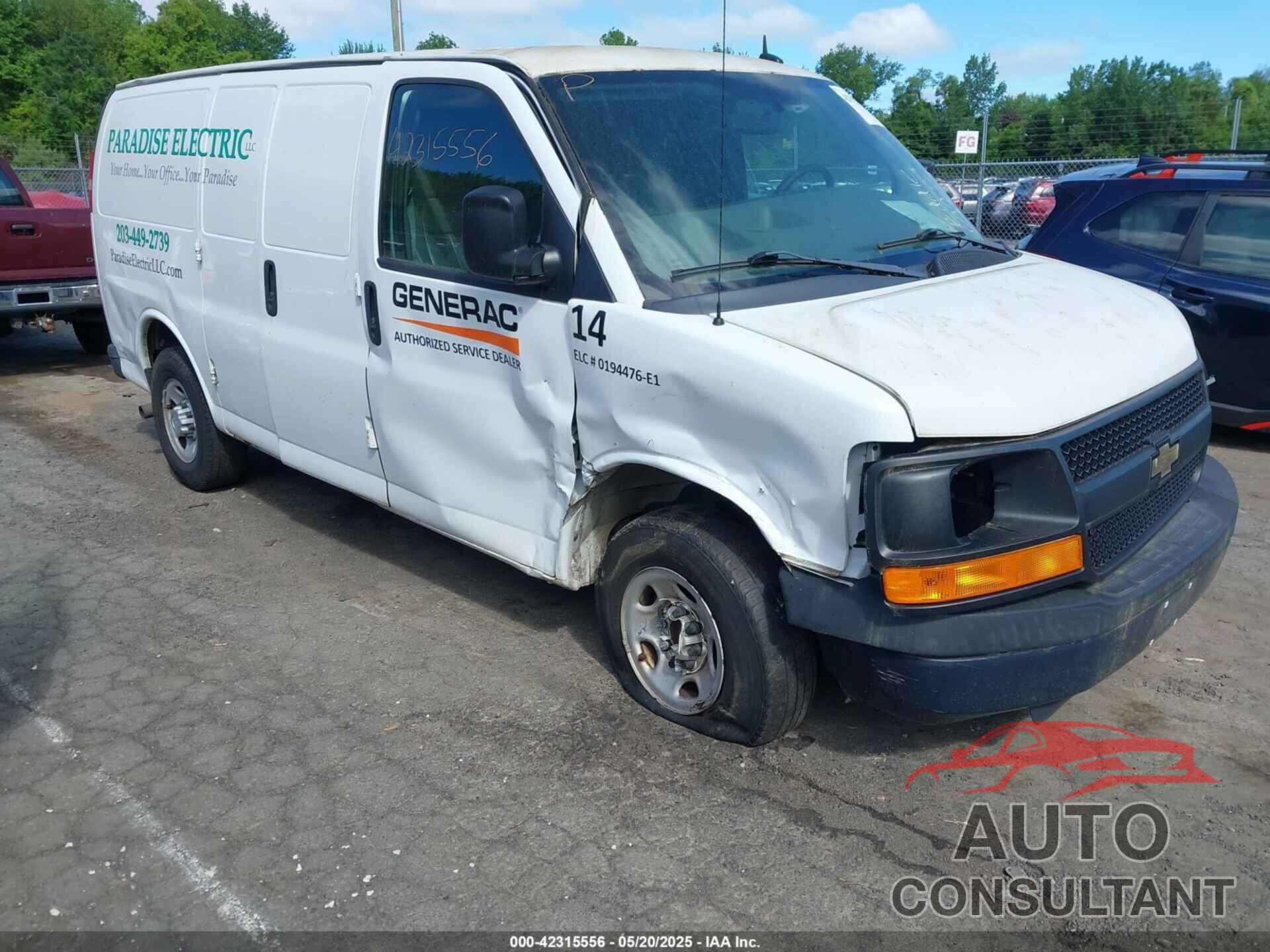 CHEVROLET EXPRESS 2500 2014 - 1GCWGFFA7E1137334