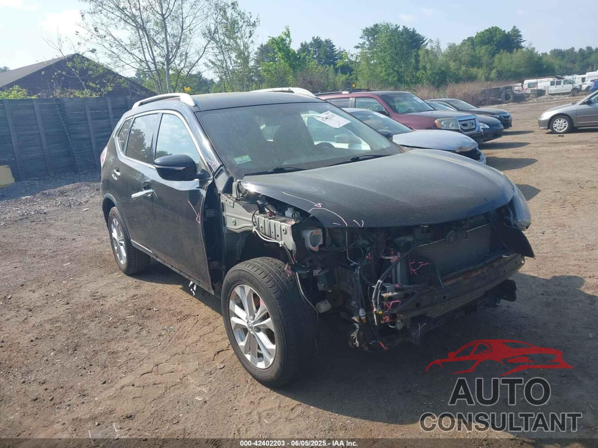 NISSAN ROGUE 2015 - KNMAT2MV0FP564261