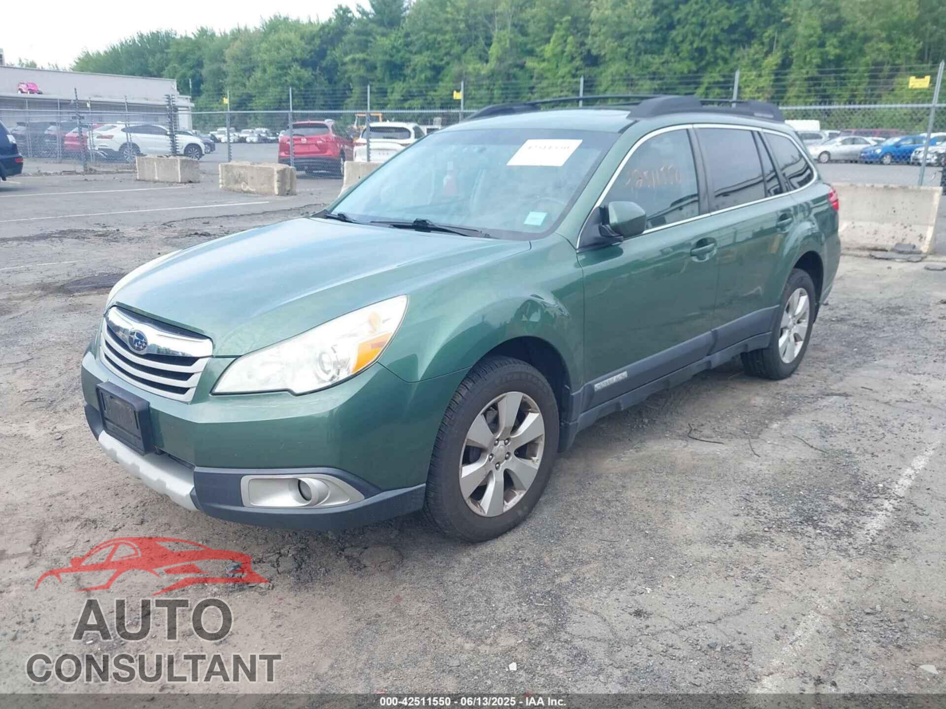 SUBARU OUTBACK 2011 - 4S4BRBLC3B3336397