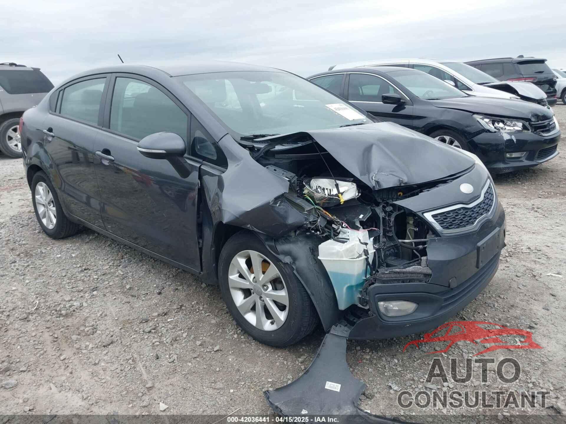 KIA RIO 2013 - KNADN4A34D6285952