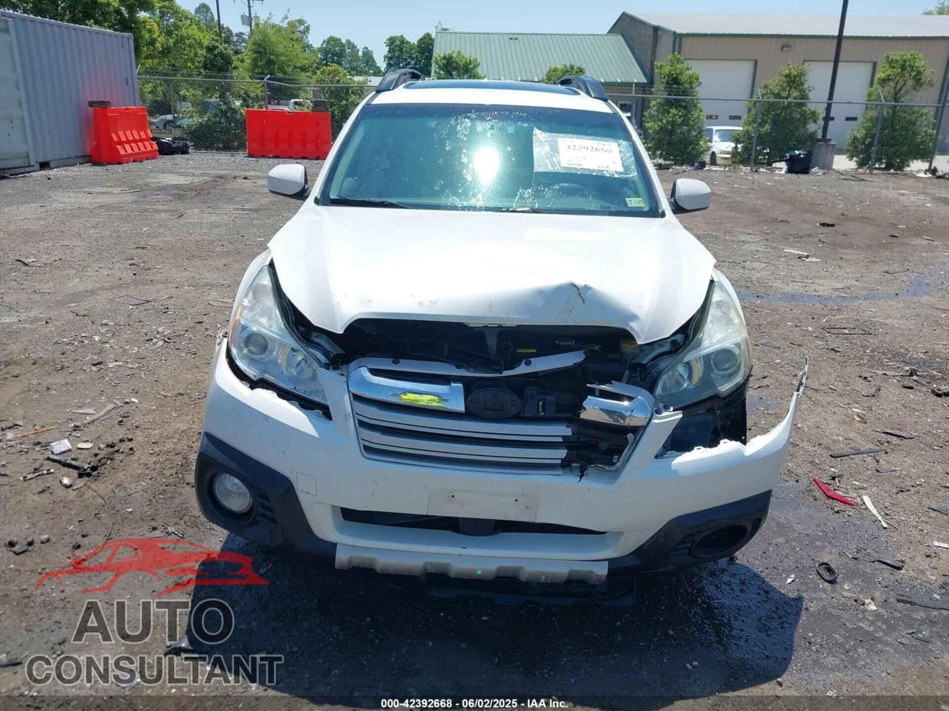 SUBARU OUTBACK 2013 - 4S4BRBGC2D3290722