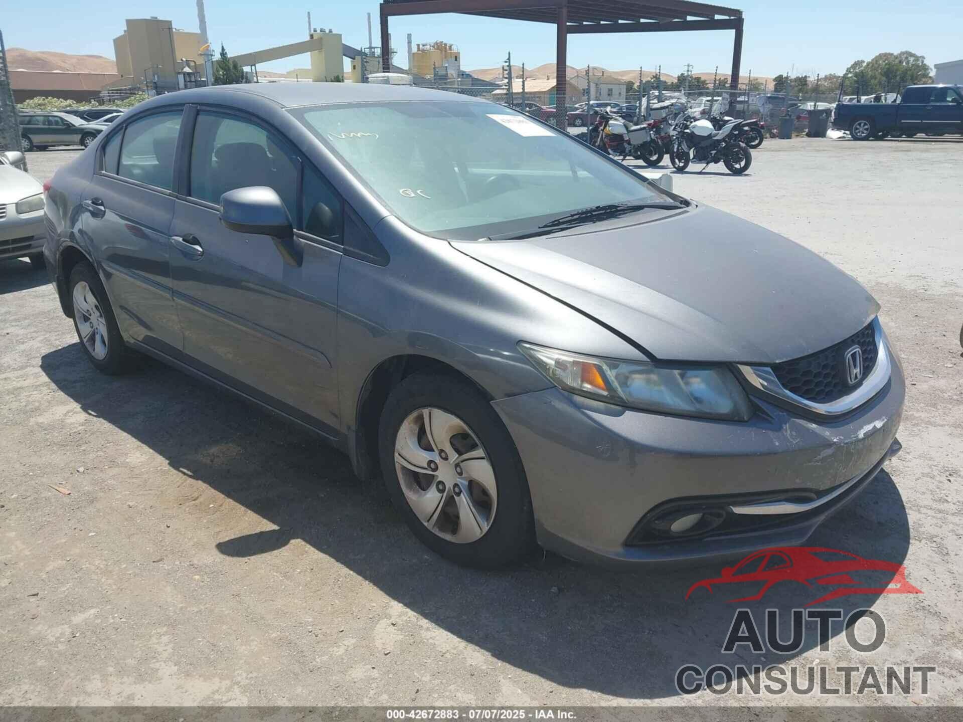 HONDA CIVIC 2013 - 19XFB2F55DE227572