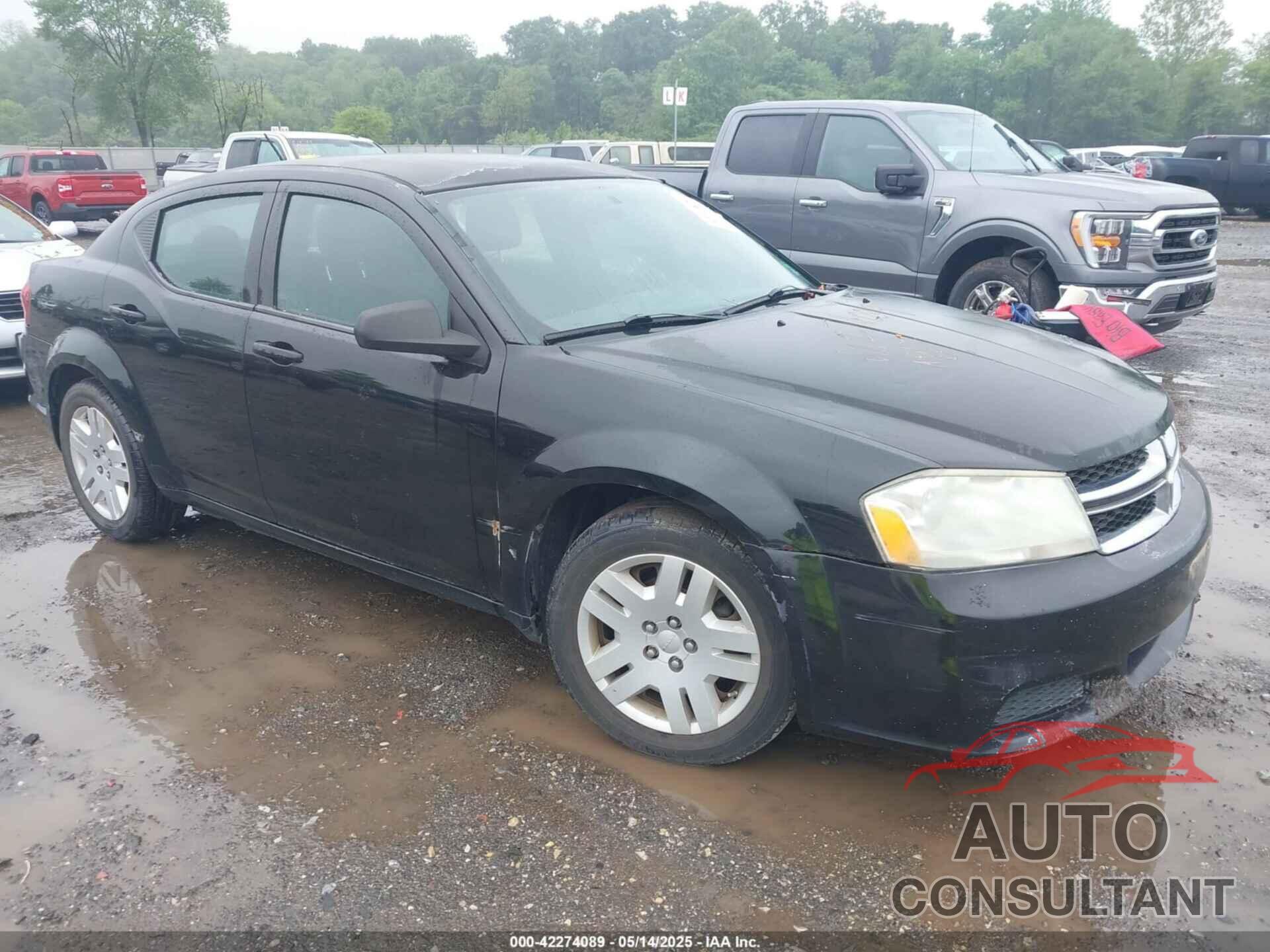 DODGE AVENGER 2013 - 1C3CDZAB2DN725246