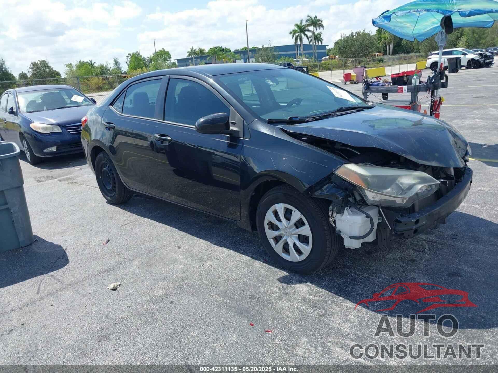 TOYOTA COROLLA 2016 - 2T1BURHE6GC614391