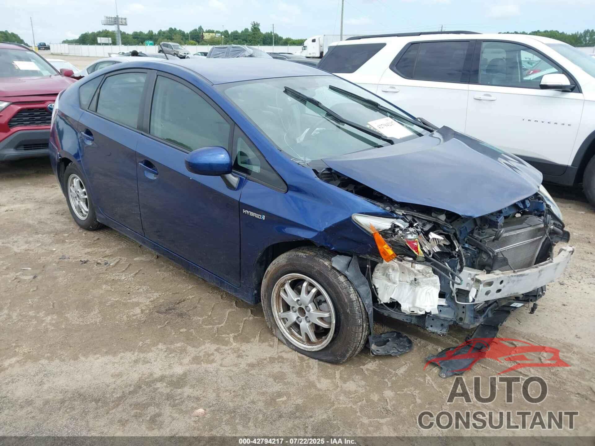 TOYOTA PRIUS 2010 - JTDKN3DU8A0179477