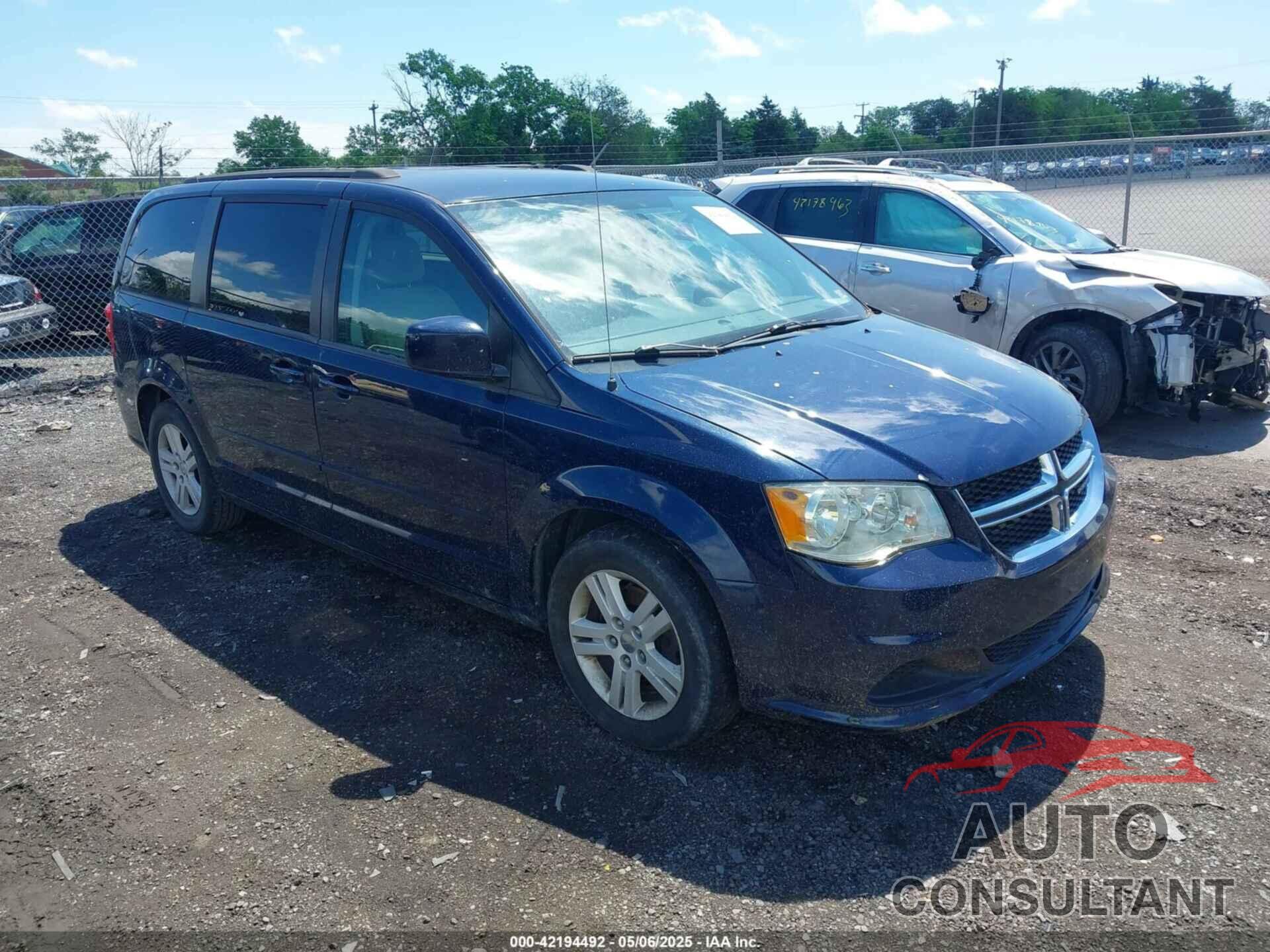 DODGE GRAND CARAVAN 2012 - 2C4RDGCGXCR277505