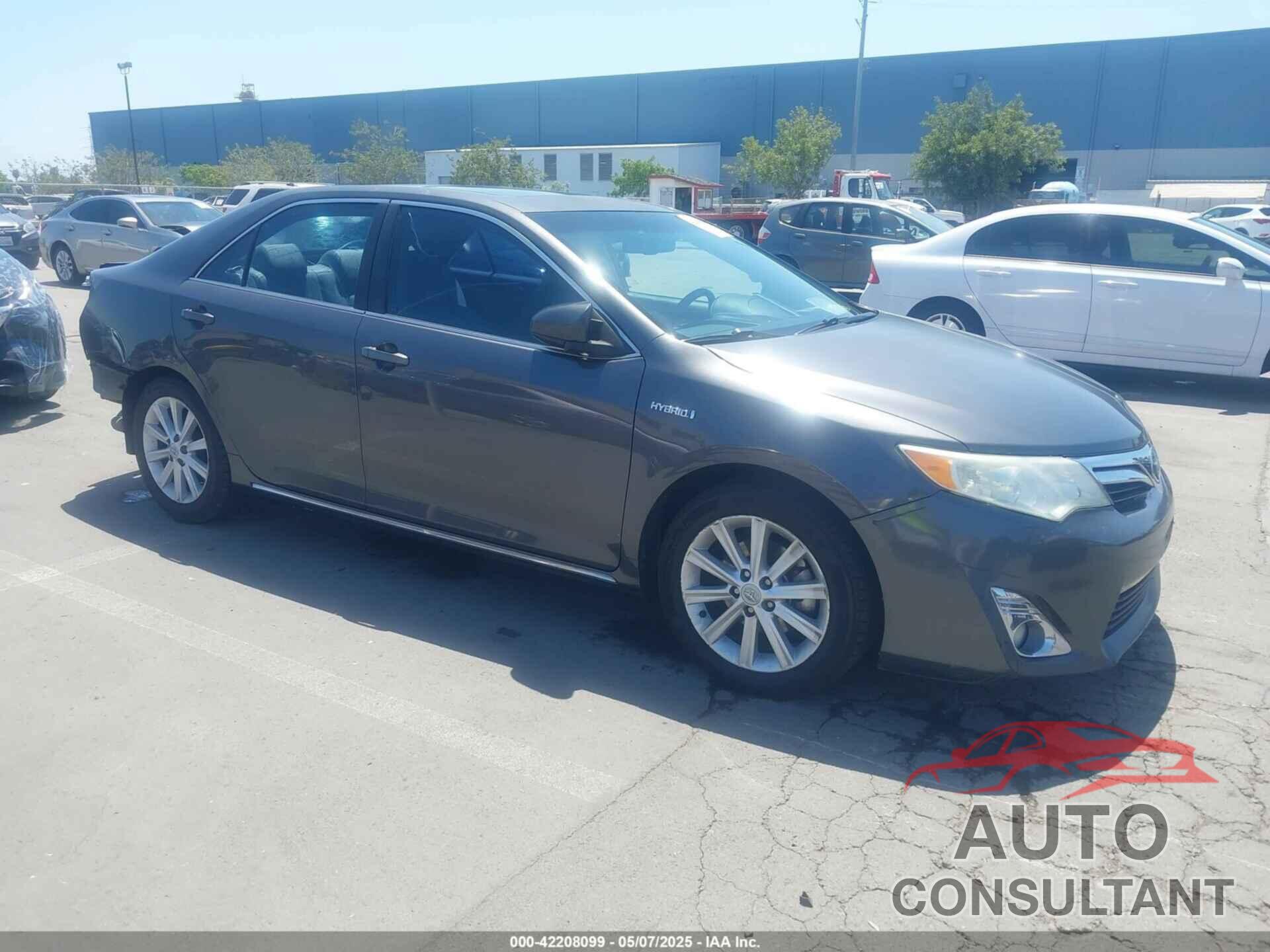 TOYOTA CAMRY HYBRID 2012 - 4T1BD1FK6CU016675