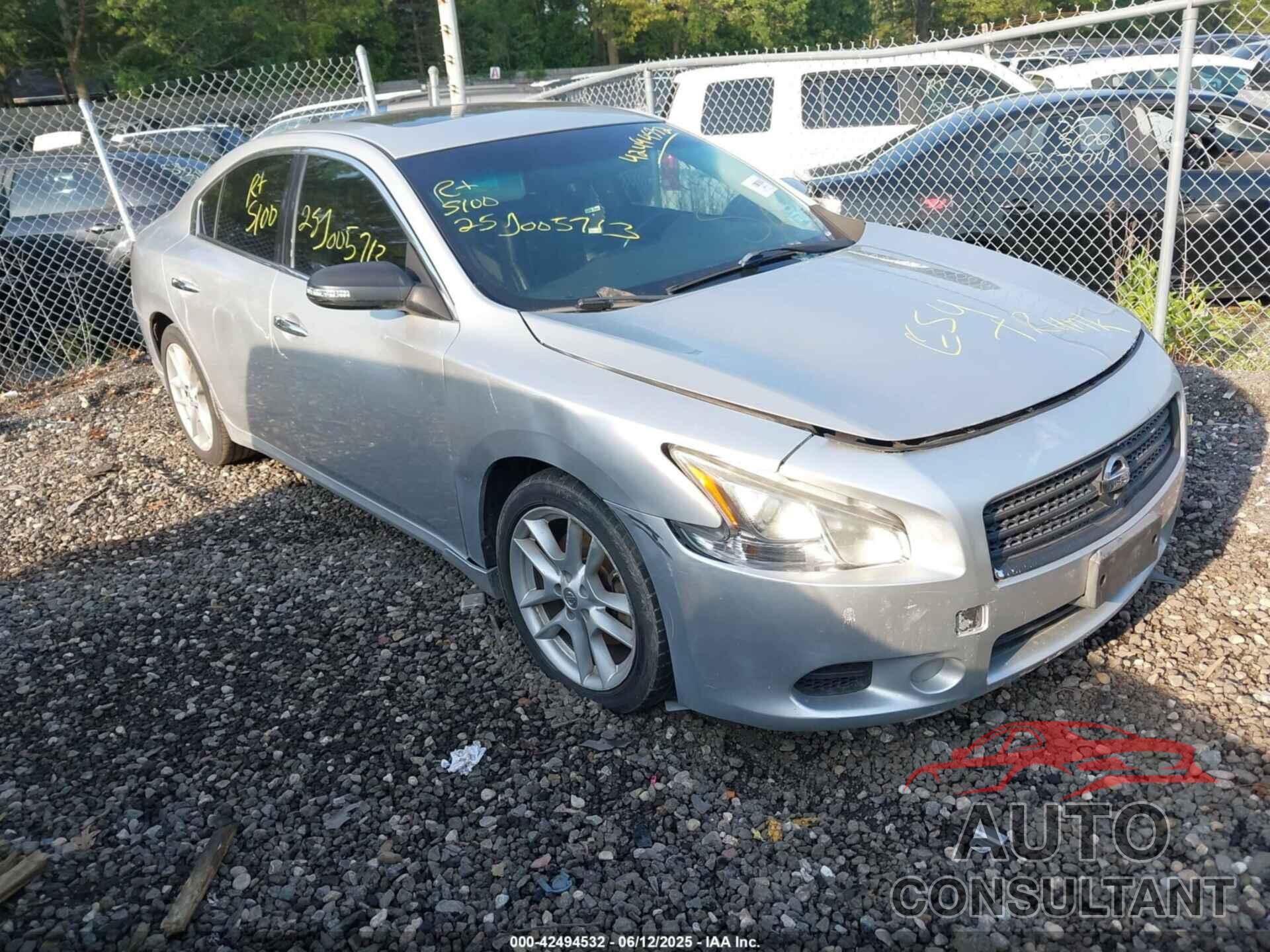 NISSAN MAXIMA 2011 - 1N4AA5AP8BC812129