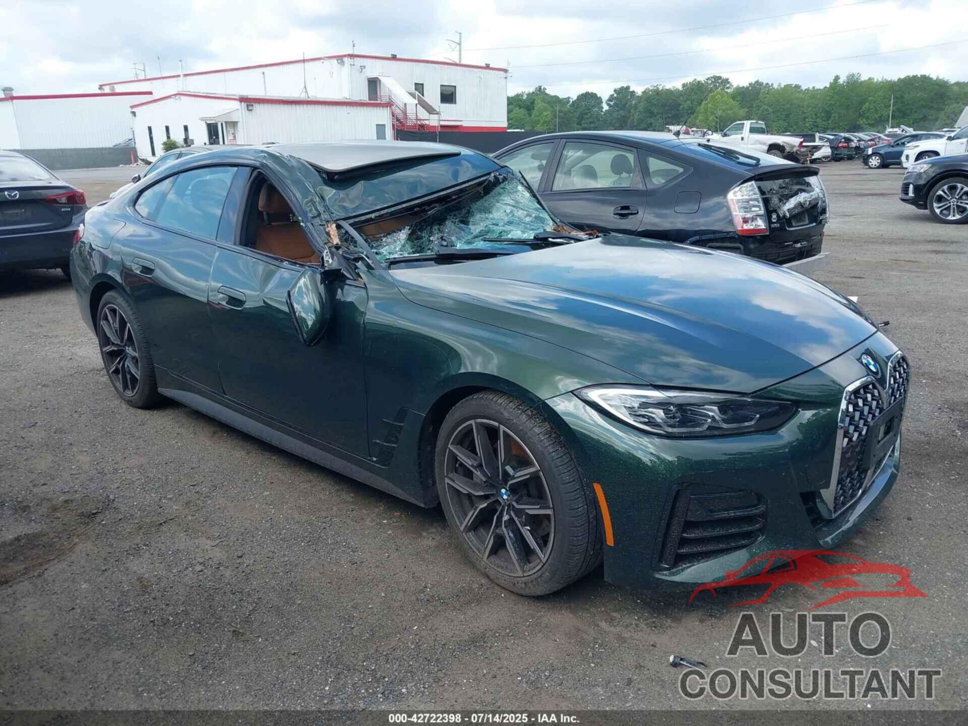 BMW 430I GRAN COUPE 2022 - WBA63AV02NFM79412