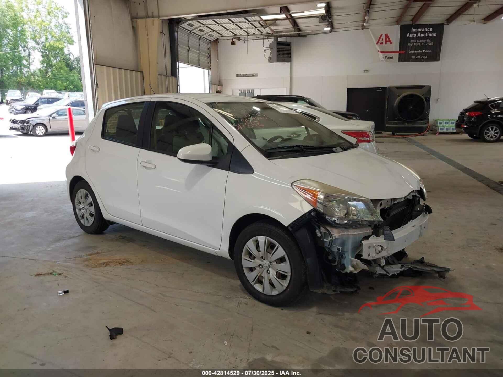 TOYOTA YARIS 2012 - JTDKTUD32CD517843