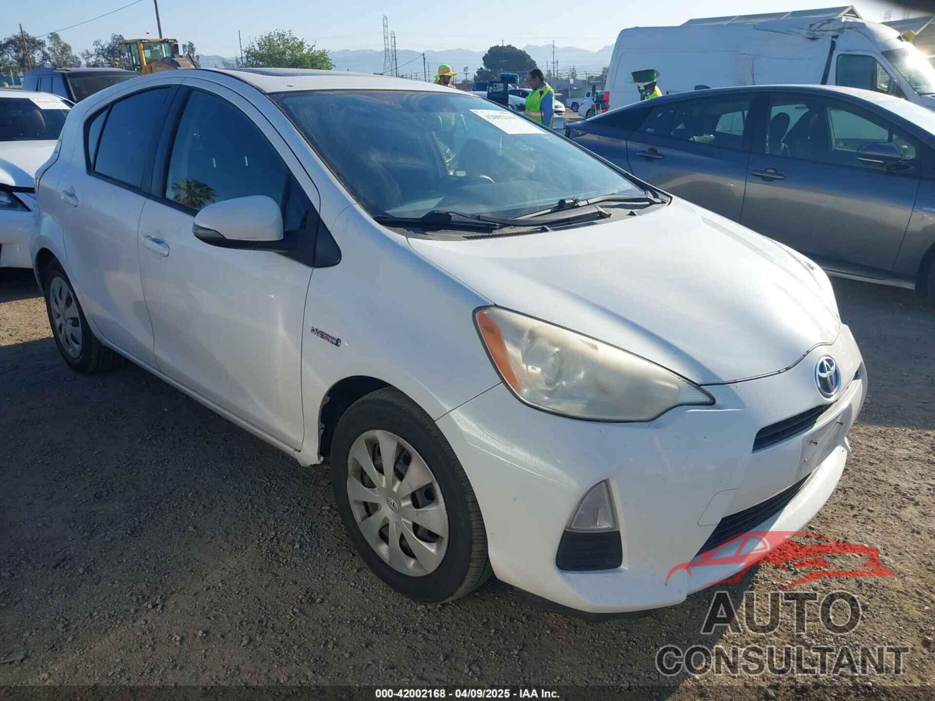 TOYOTA PRIUS C 2012 - JTDKDTB36C1003456