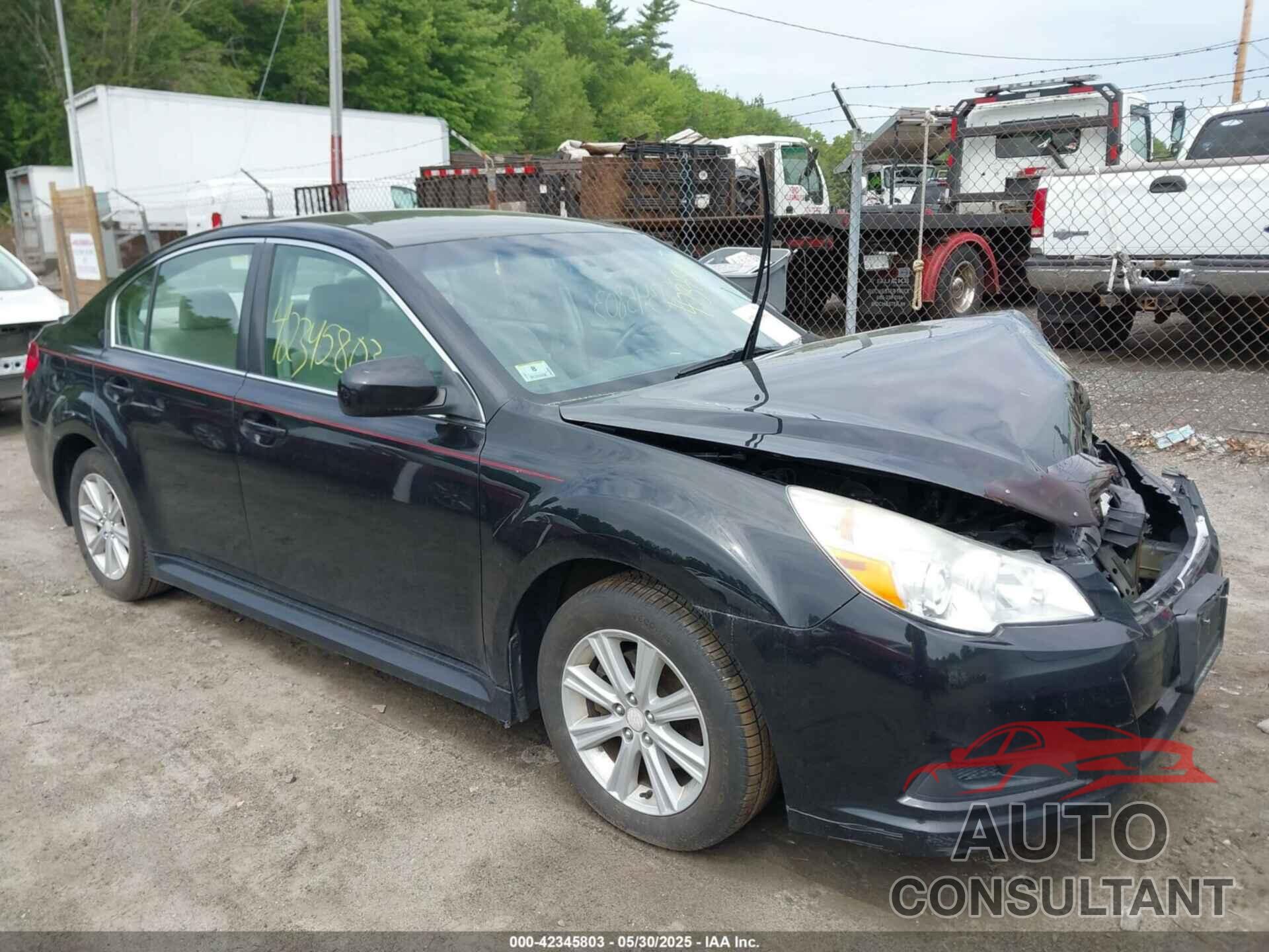 SUBARU LEGACY 2012 - 4S3BMBC63C3005897