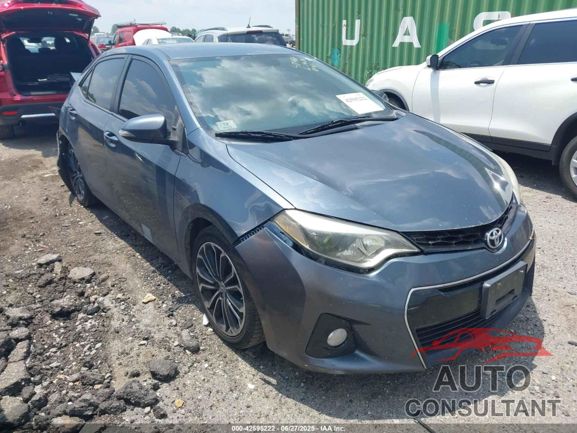 TOYOTA COROLLA 2015 - 2T1BURHE5FC426623