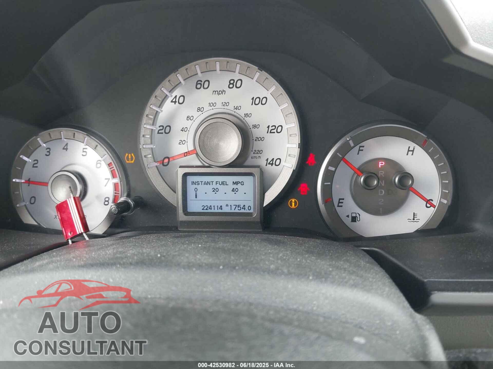 HONDA PILOT 2013 - 5FNYF4H98DB009449