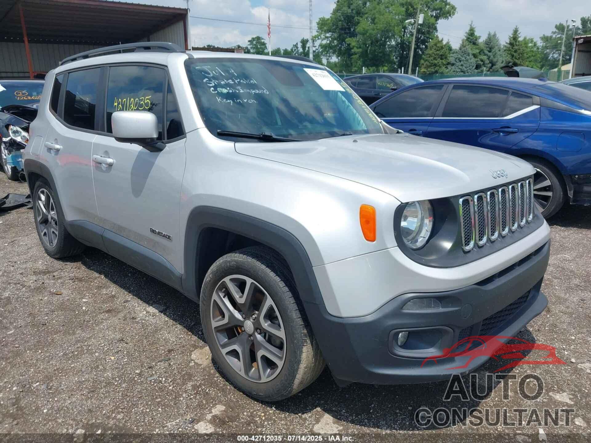 JEEP RENEGADE 2018 - ZACCJABB4JPJ34033