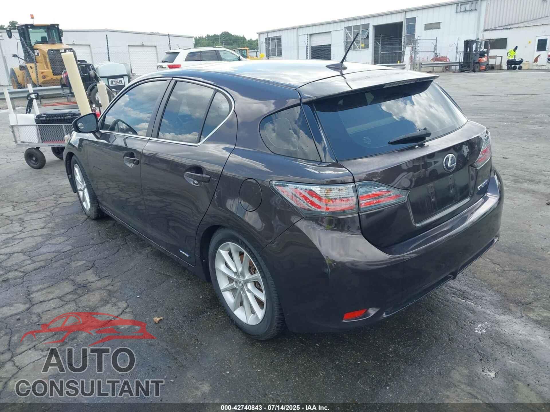 LEXUS CT 200H 2013 - JTHKD5BH5D2129440
