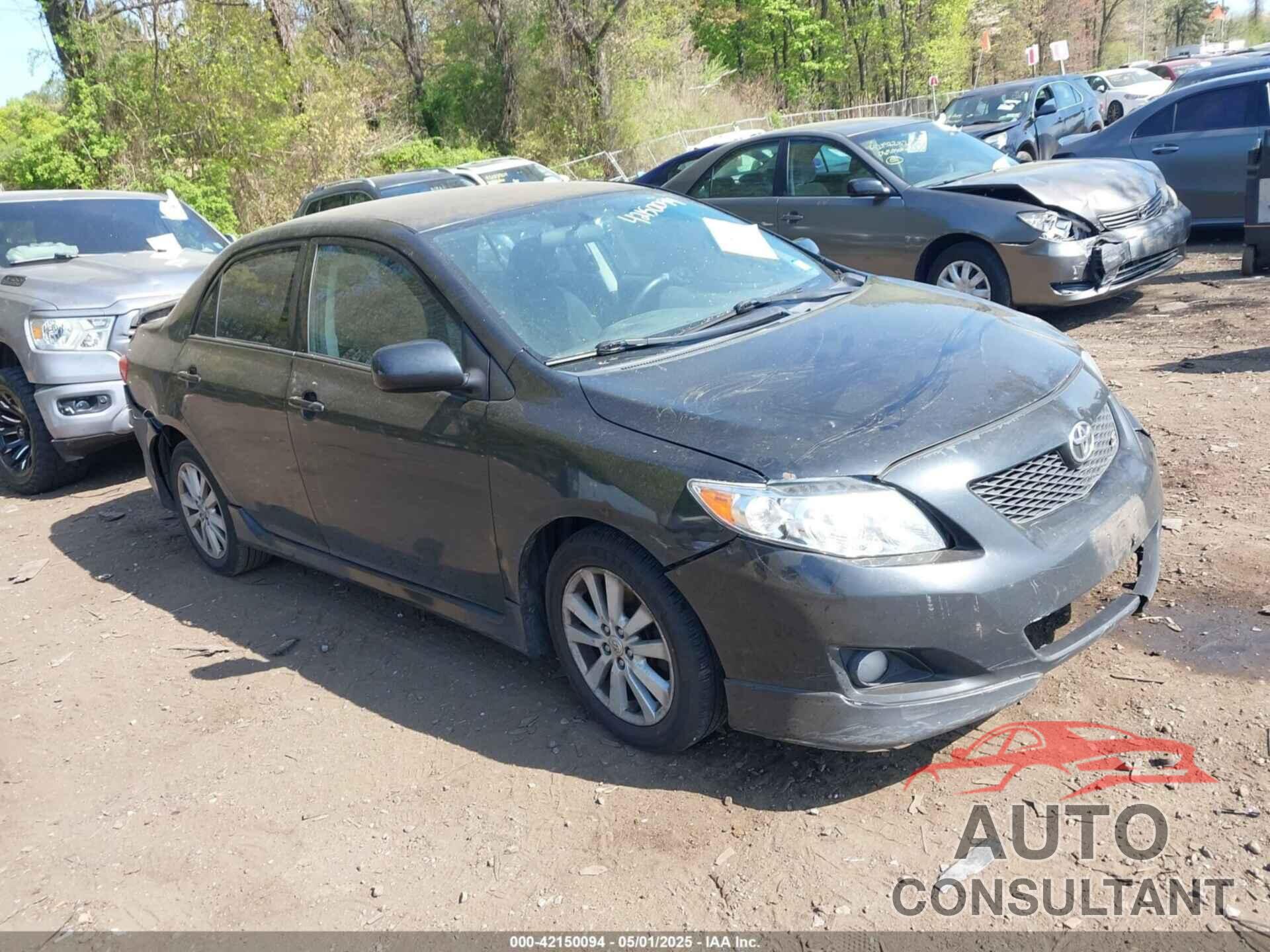 TOYOTA COROLLA 2009 - 2T1BU40E19C064714