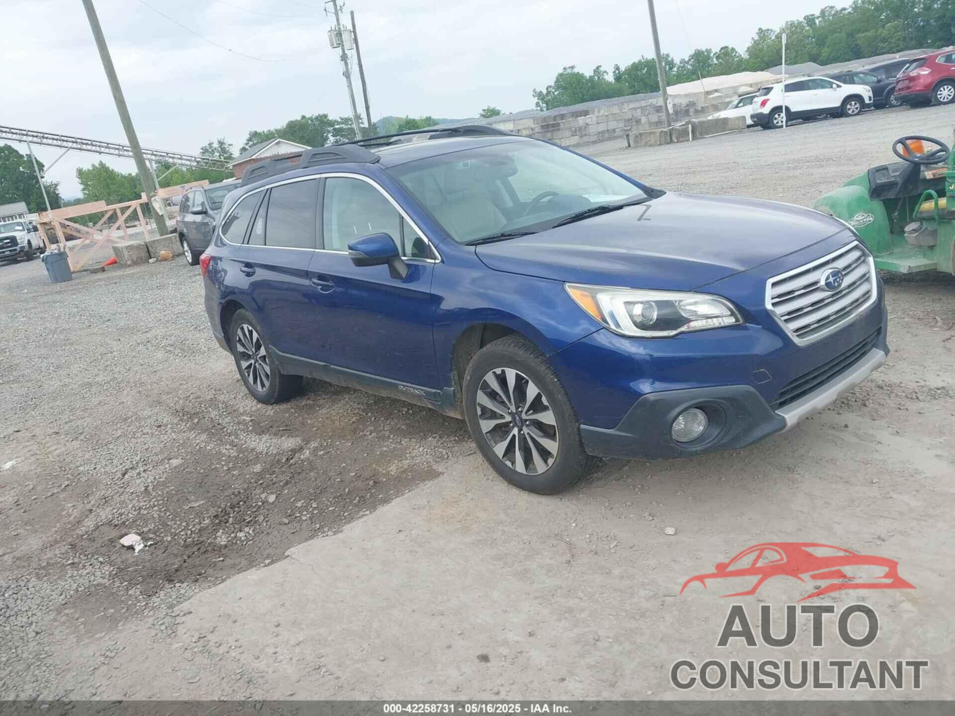 SUBARU OUTBACK 2016 - 4S4BSANC7G3302157