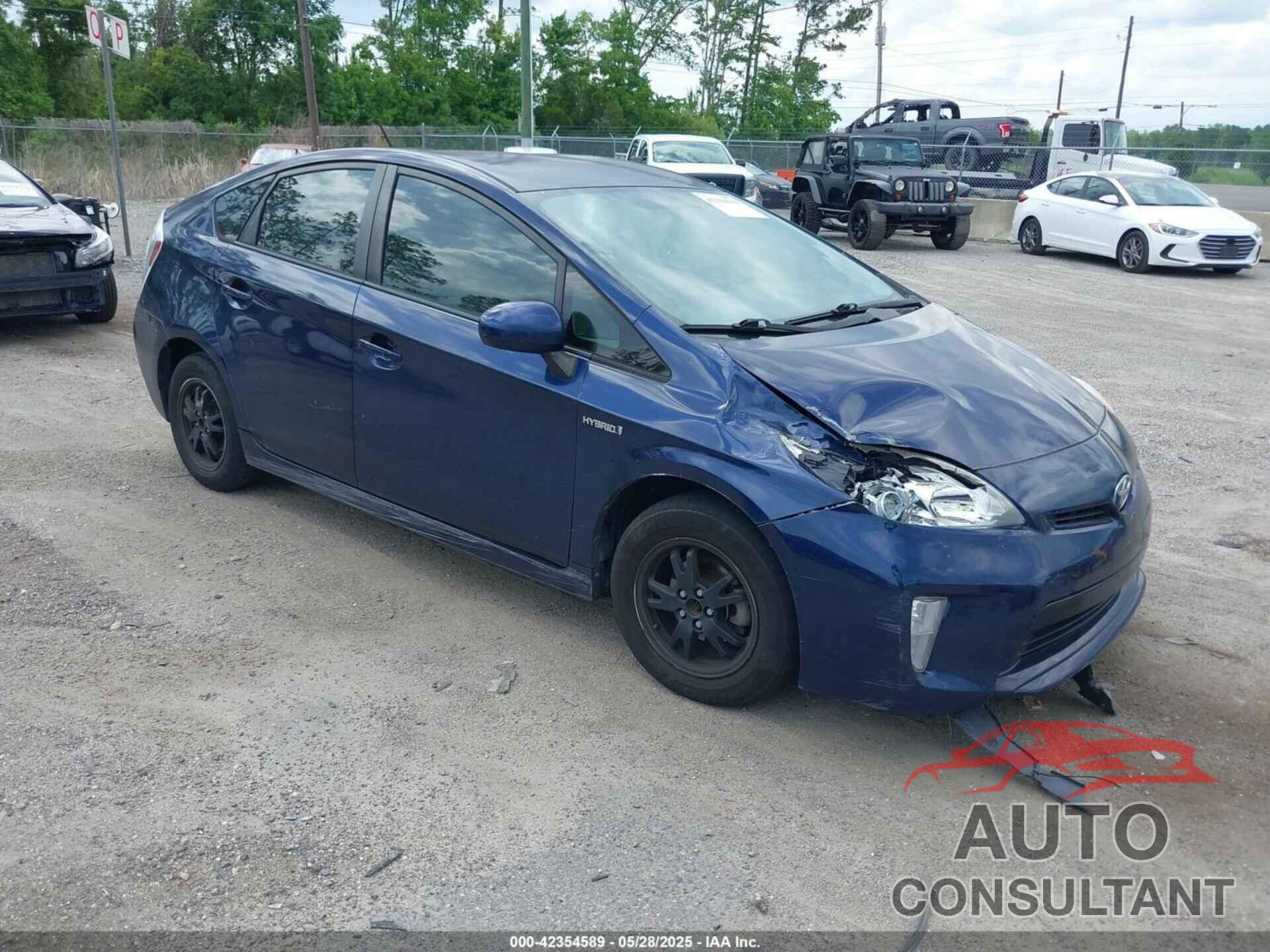 TOYOTA PRIUS 2014 - JTDKN3DUXE0388743
