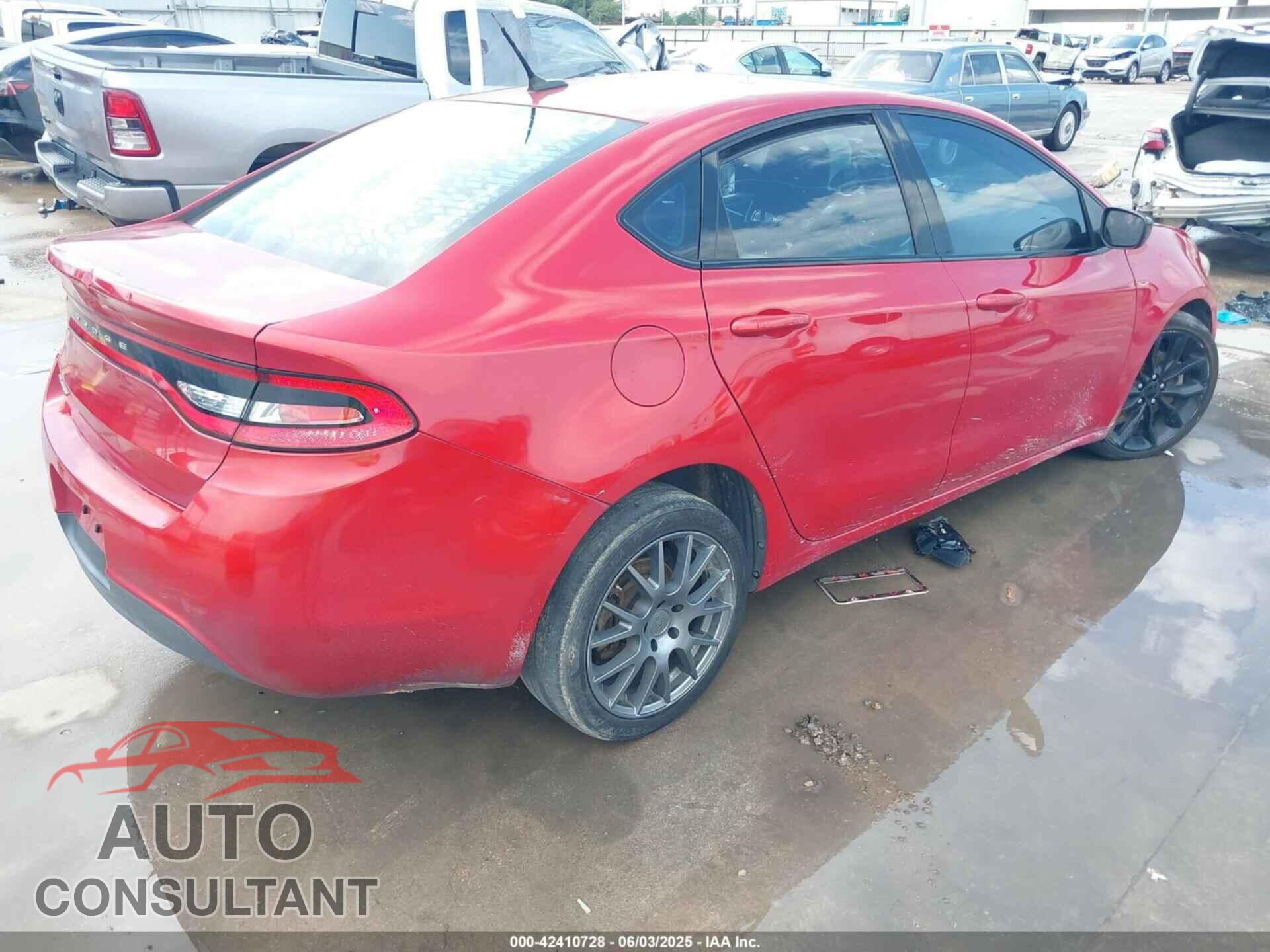 DODGE DART 2016 - 1C3CDFFA8GD822816