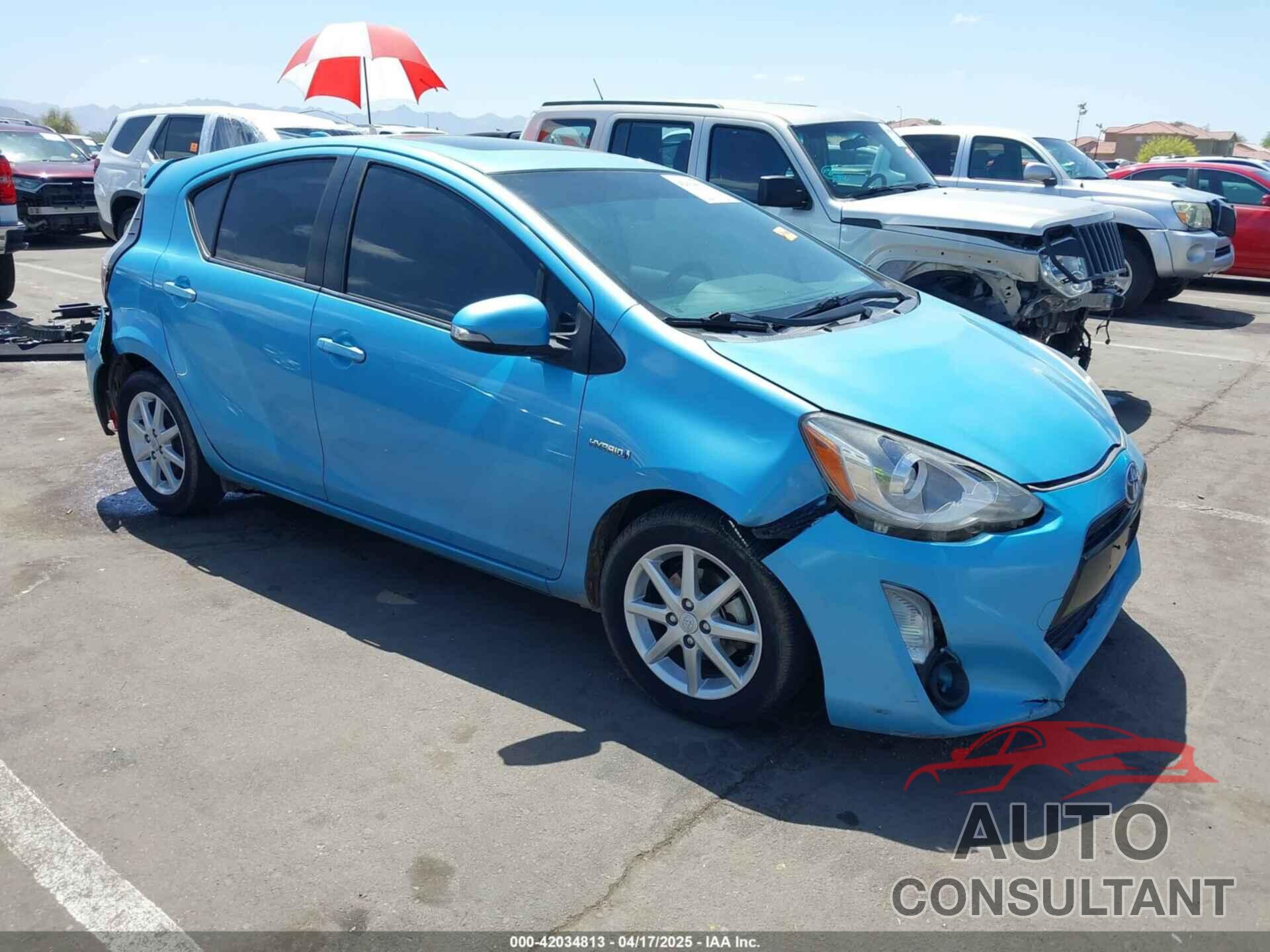 TOYOTA PRIUS C 2015 - JTDKDTB30F1100821