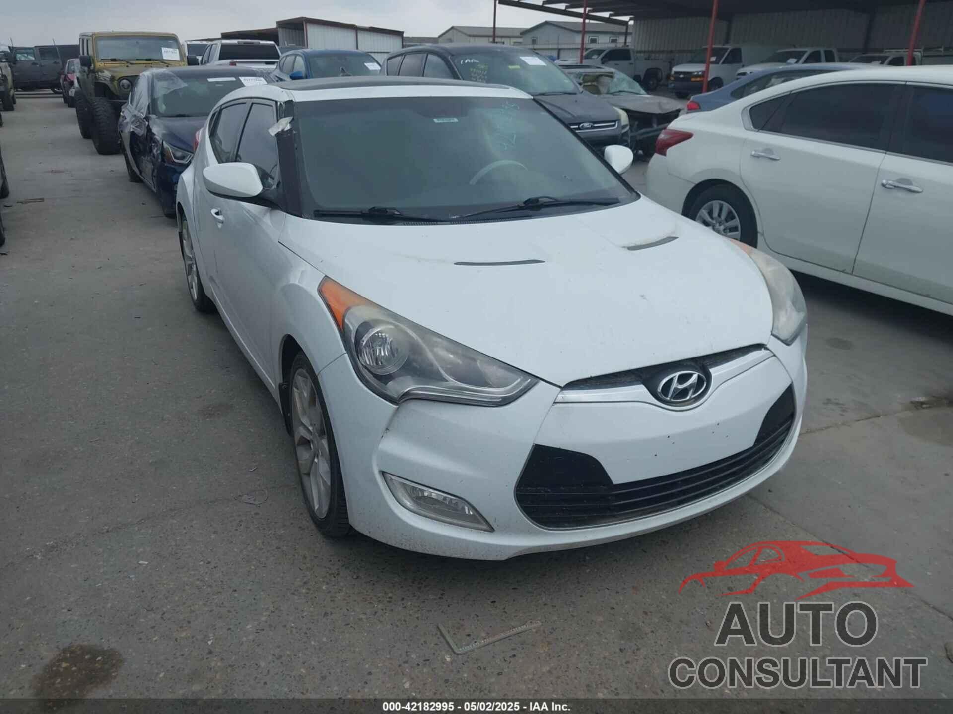 HYUNDAI VELOSTER 2013 - KMHTC6AD5DU166601