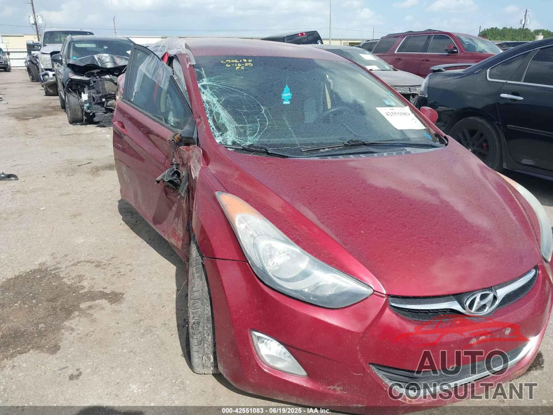 HYUNDAI ELANTRA 2013 - 5NPDH4AEXDH342558