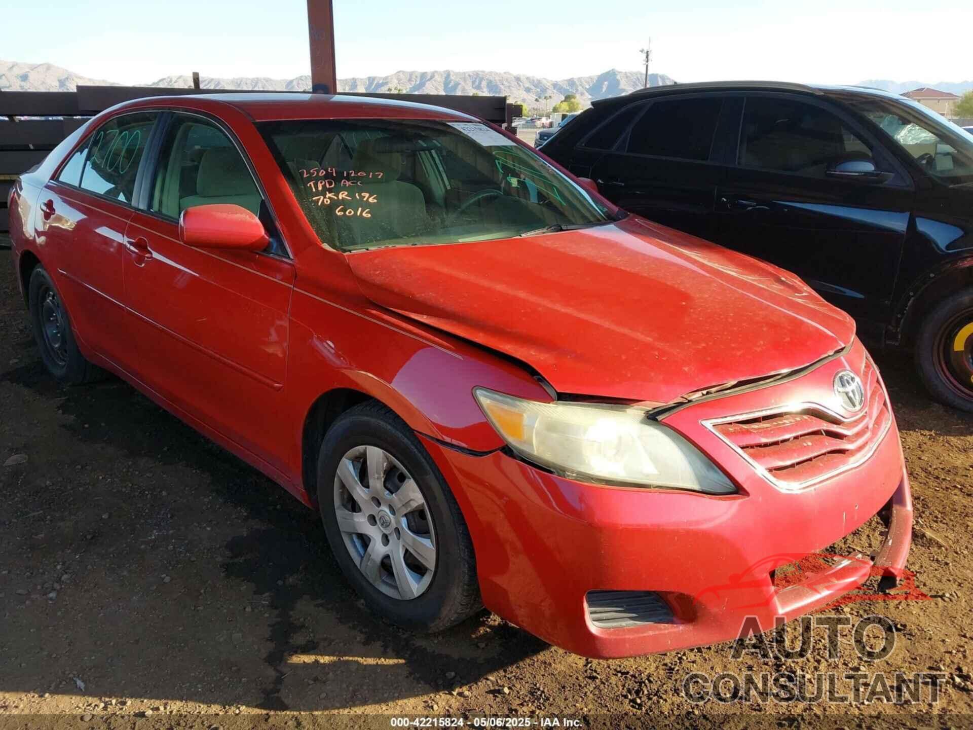 TOYOTA CAMRY 2011 - 4T4BF3EKXBR186016