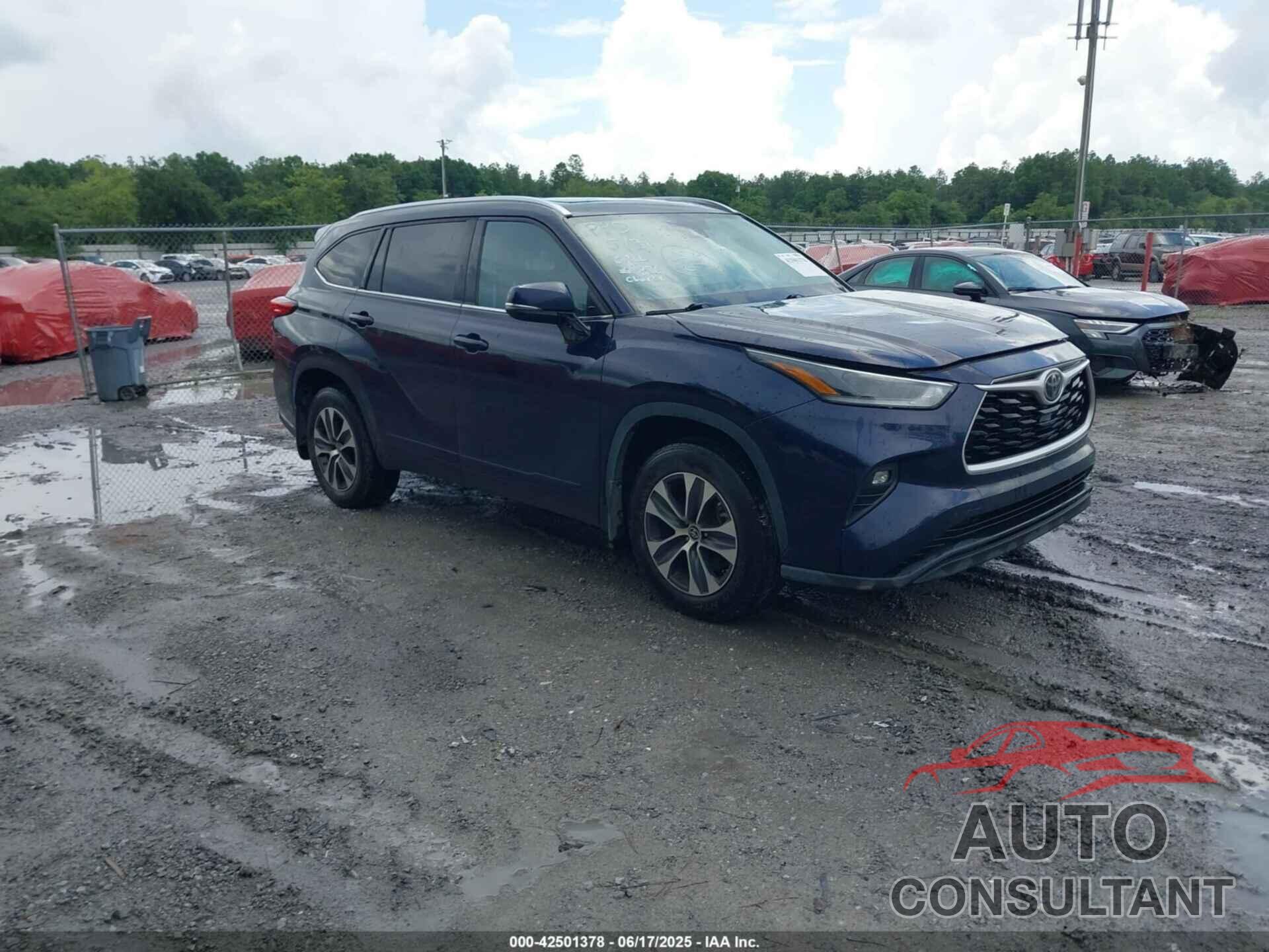 TOYOTA HIGHLANDER 2021 - 5TDGZRBH3MS544894