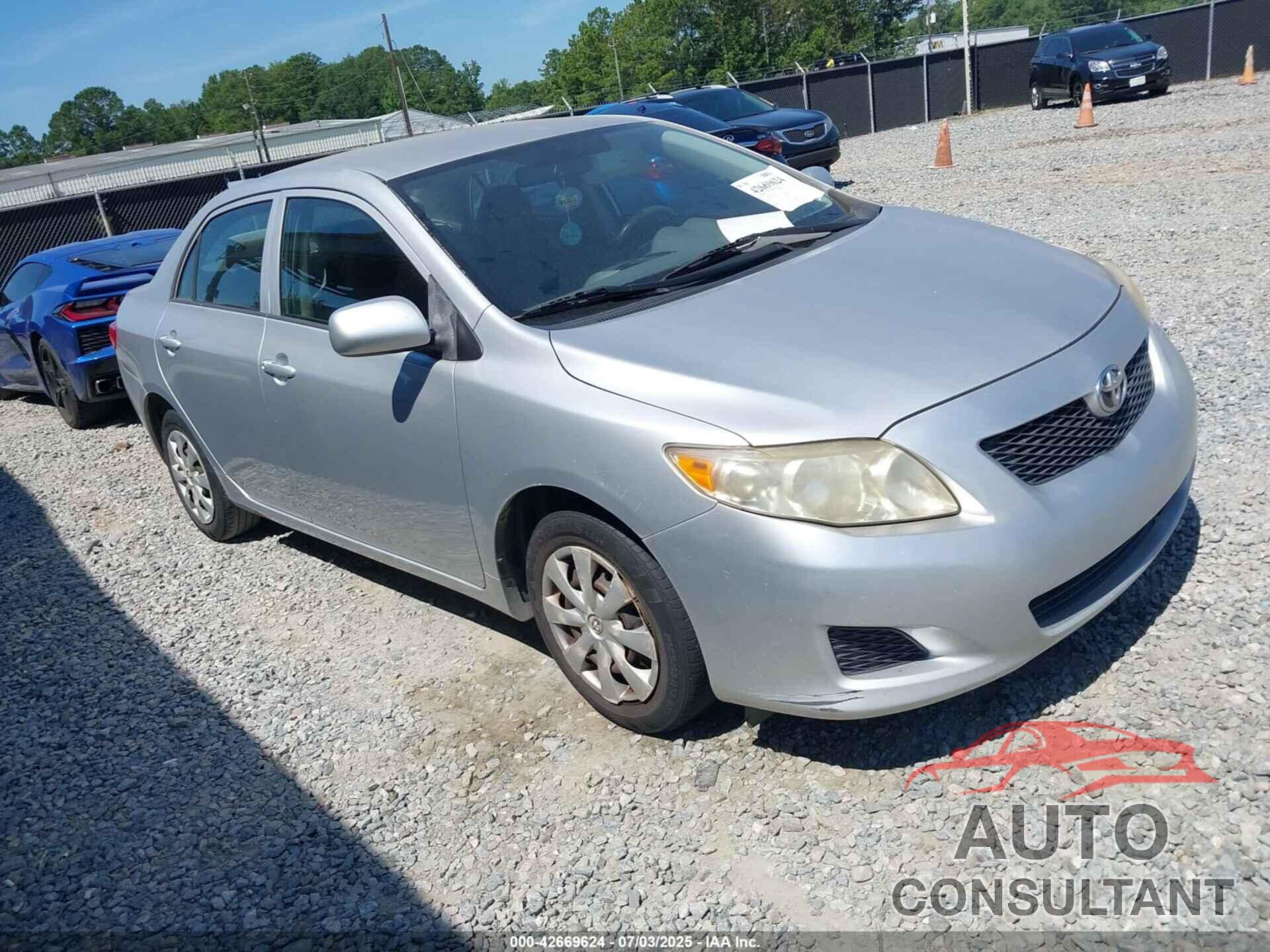 TOYOTA COROLLA 2009 - JTDBL40E099039487