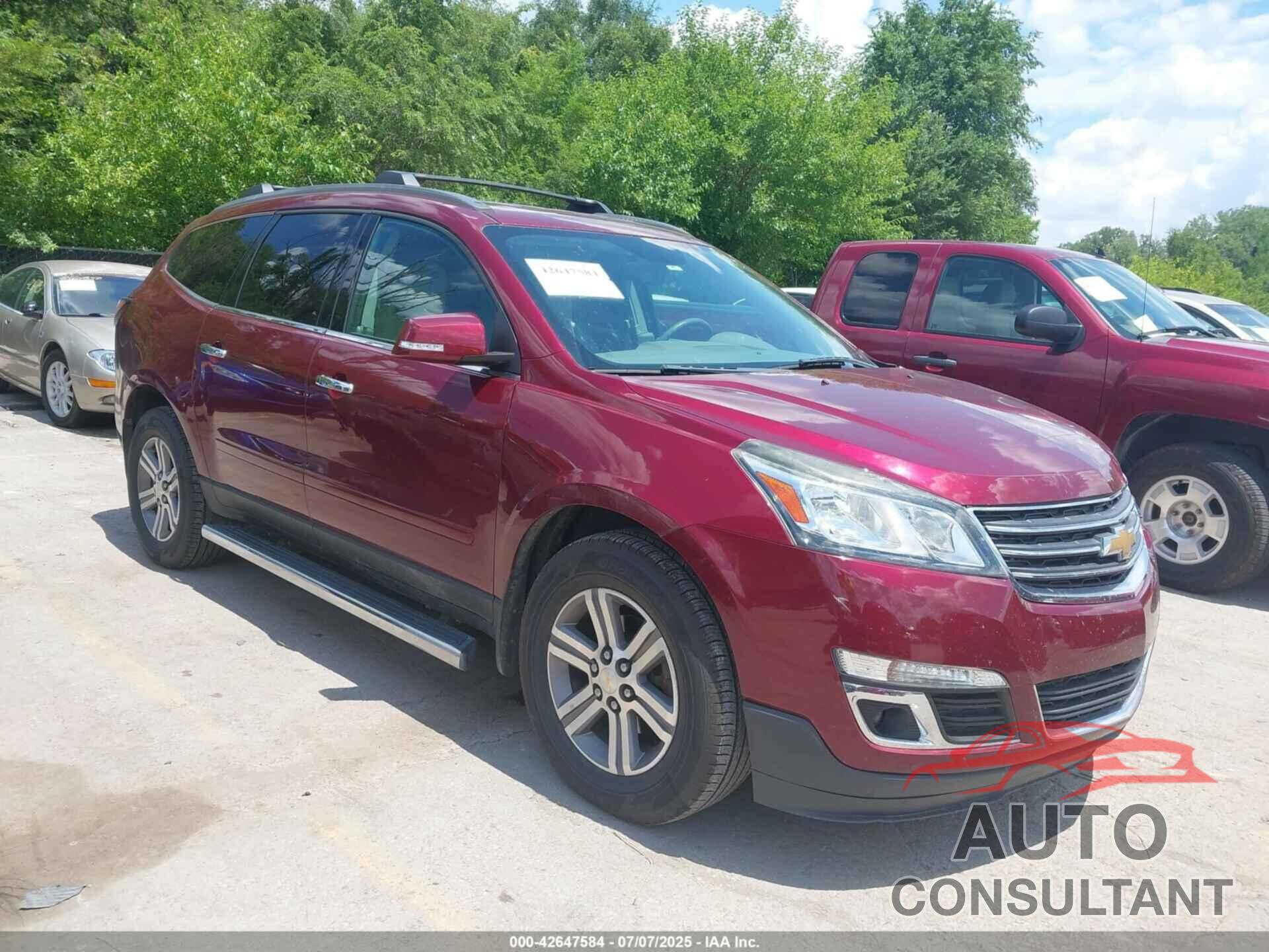 CHEVROLET TRAVERSE 2015 - 1GNKVHKD8FJ380773