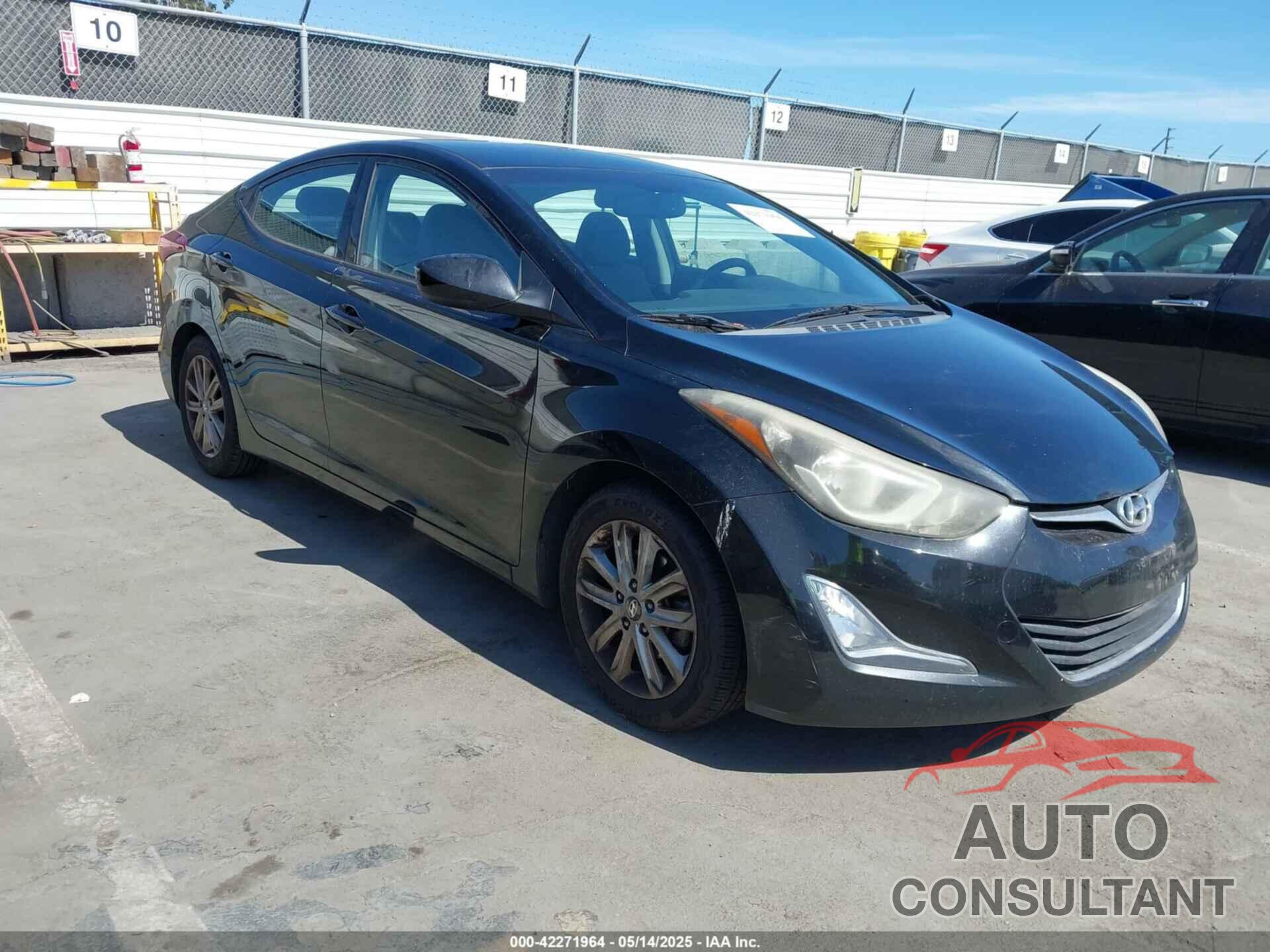 HYUNDAI ELANTRA 2014 - KMHDH4AE0EU146342