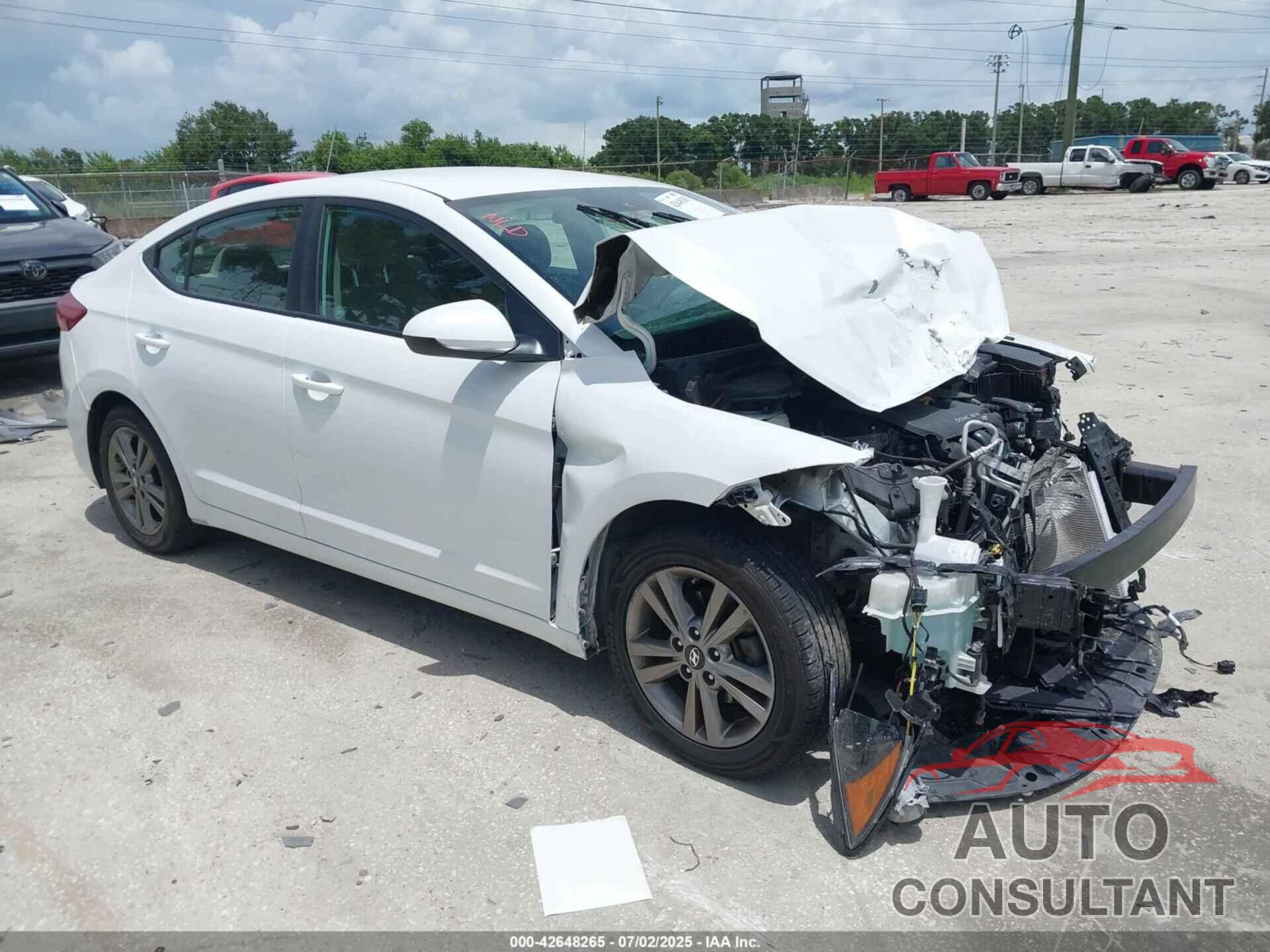 HYUNDAI ELANTRA 2018 - 5NPD84LF8JH398144