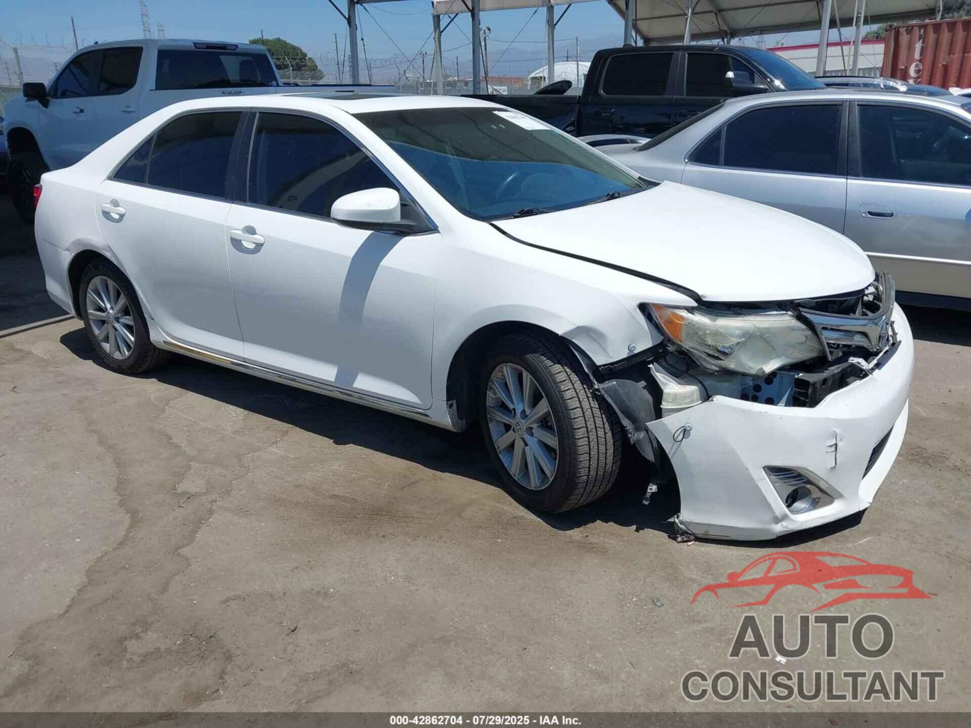 TOYOTA CAMRY 2012 - 4T4BF1FK5CR263525