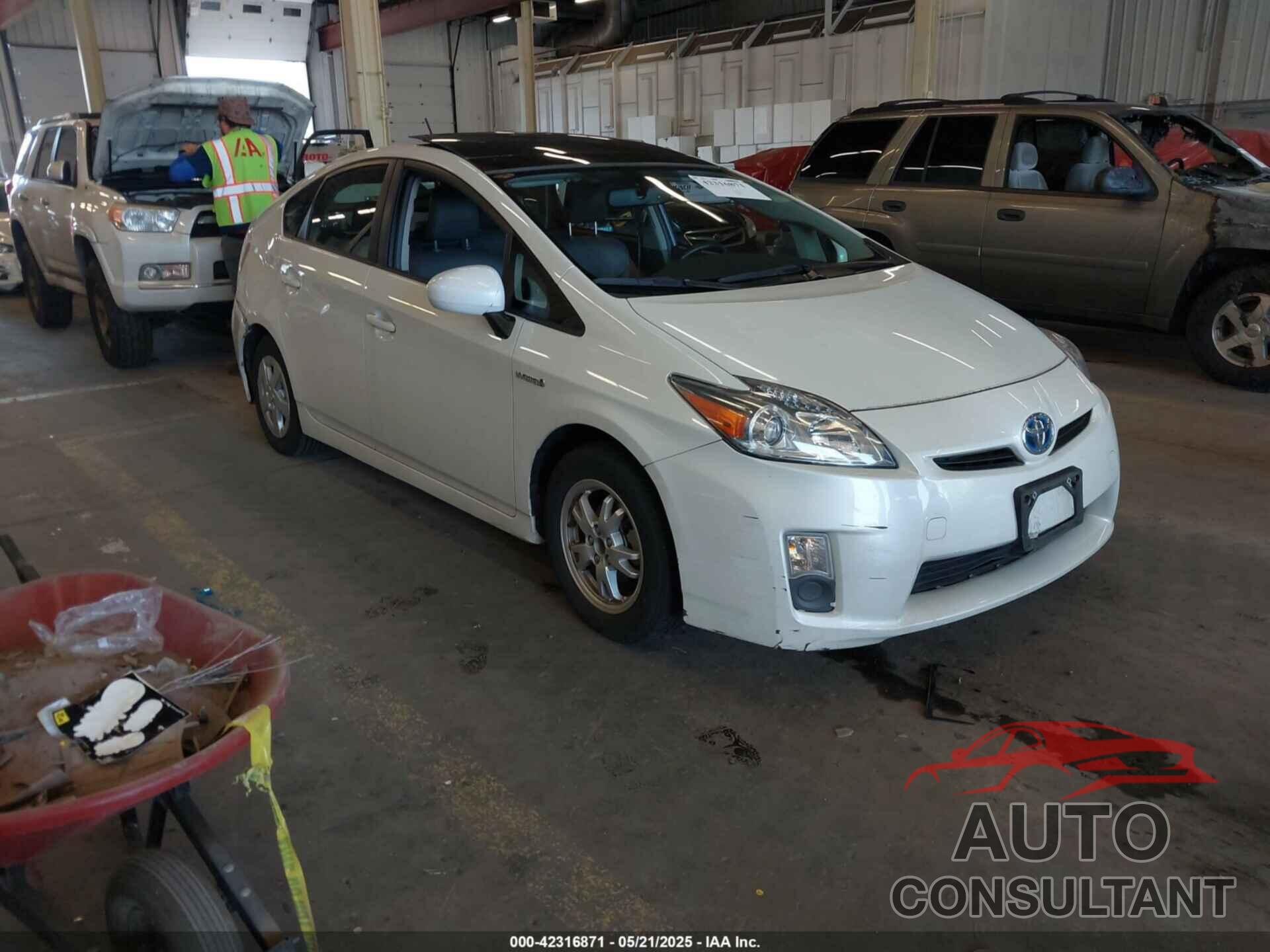 TOYOTA PRIUS 2010 - JTDKN3DU6A1260231