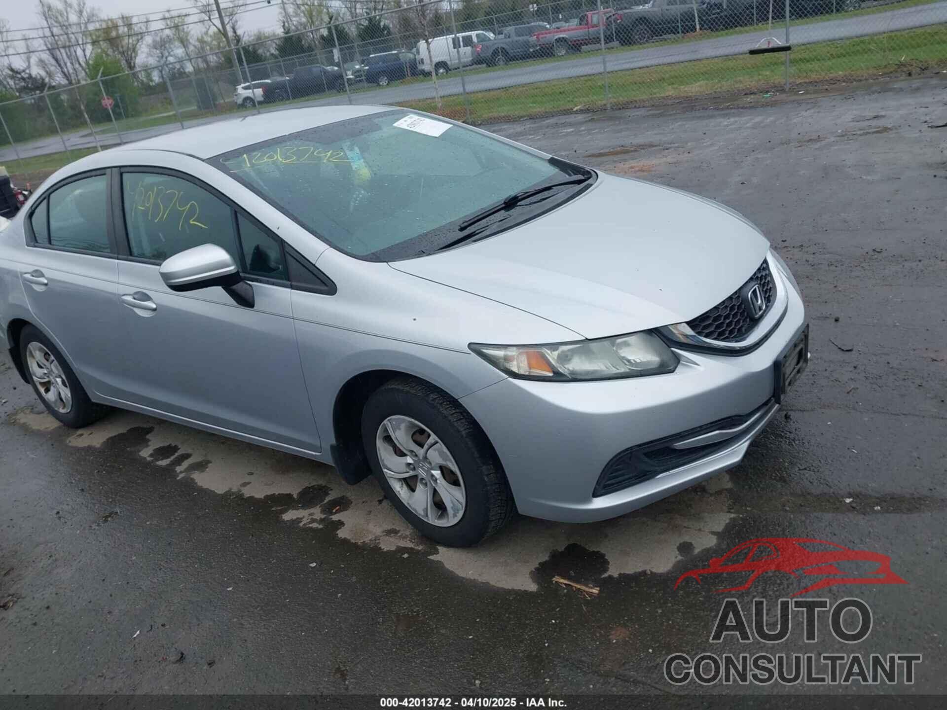 HONDA CIVIC 2014 - 2HGFB2F53EH509796