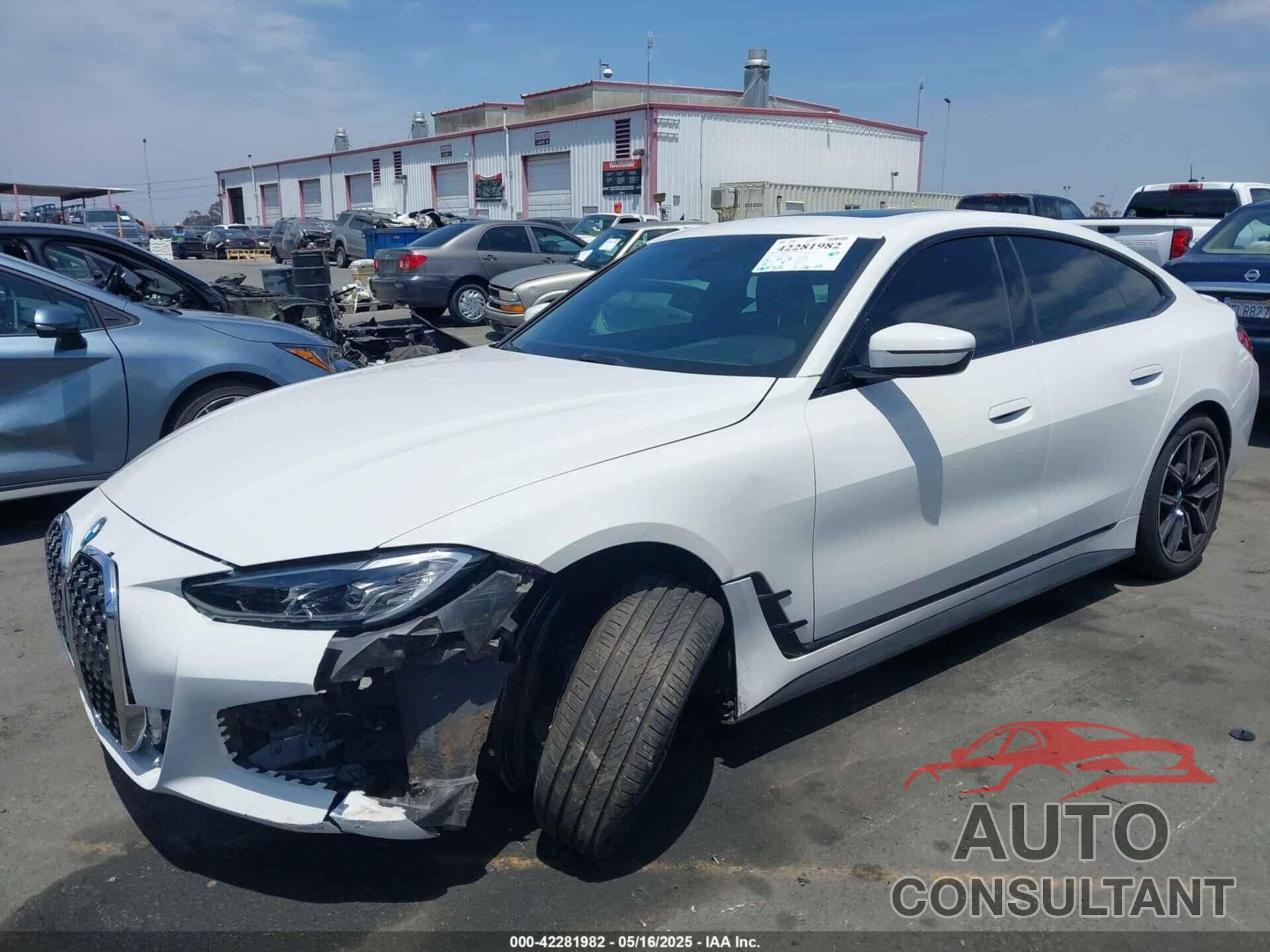 BMW 430I GRAN COUPE 2022 - WBA63AV03NFM76468