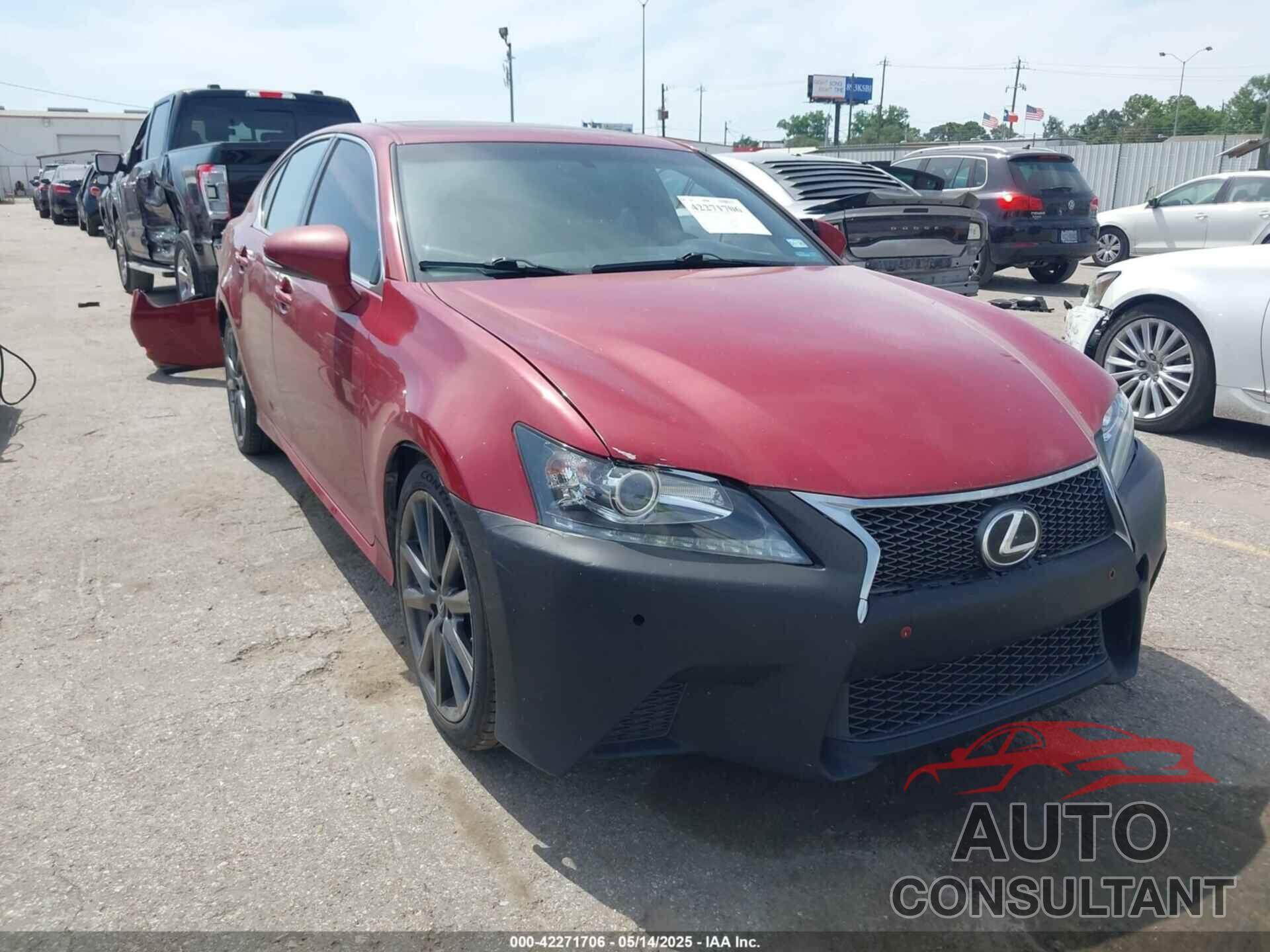 LEXUS GS 350 2013 - JTHBE1BL3D5020256