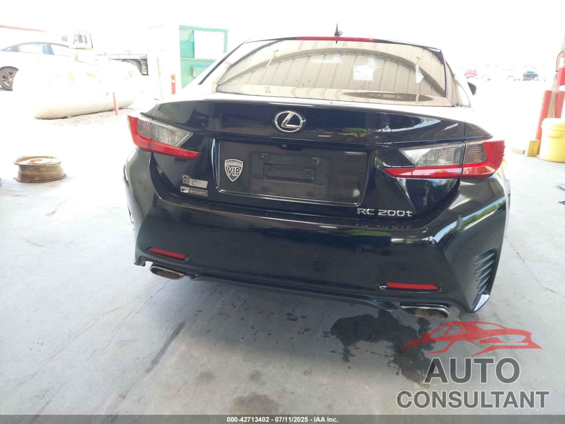 LEXUS RC 200T 2016 - JTHHA5BCXG5000586