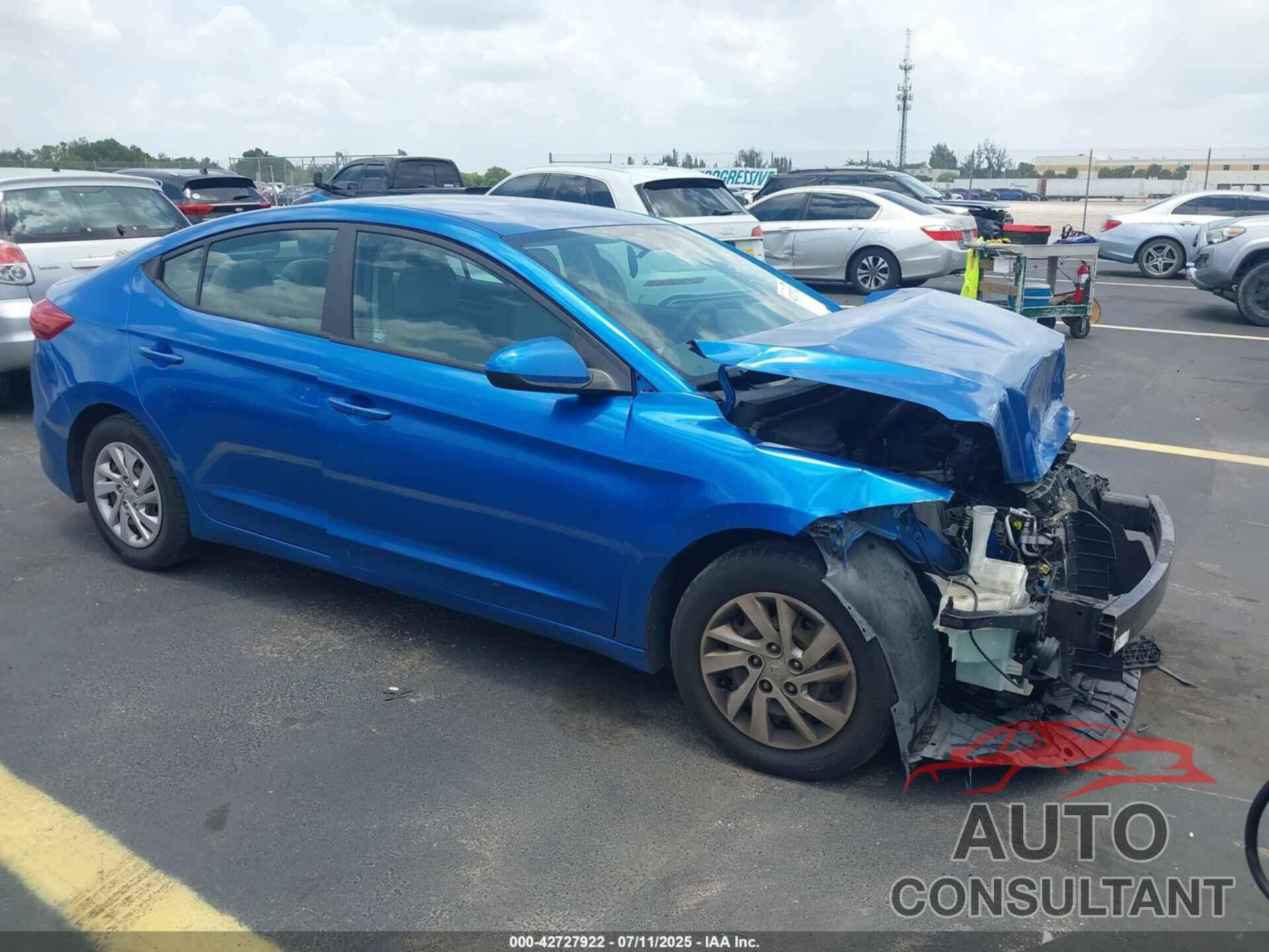 HYUNDAI ELANTRA 2017 - 5NPD74LF9HH132614