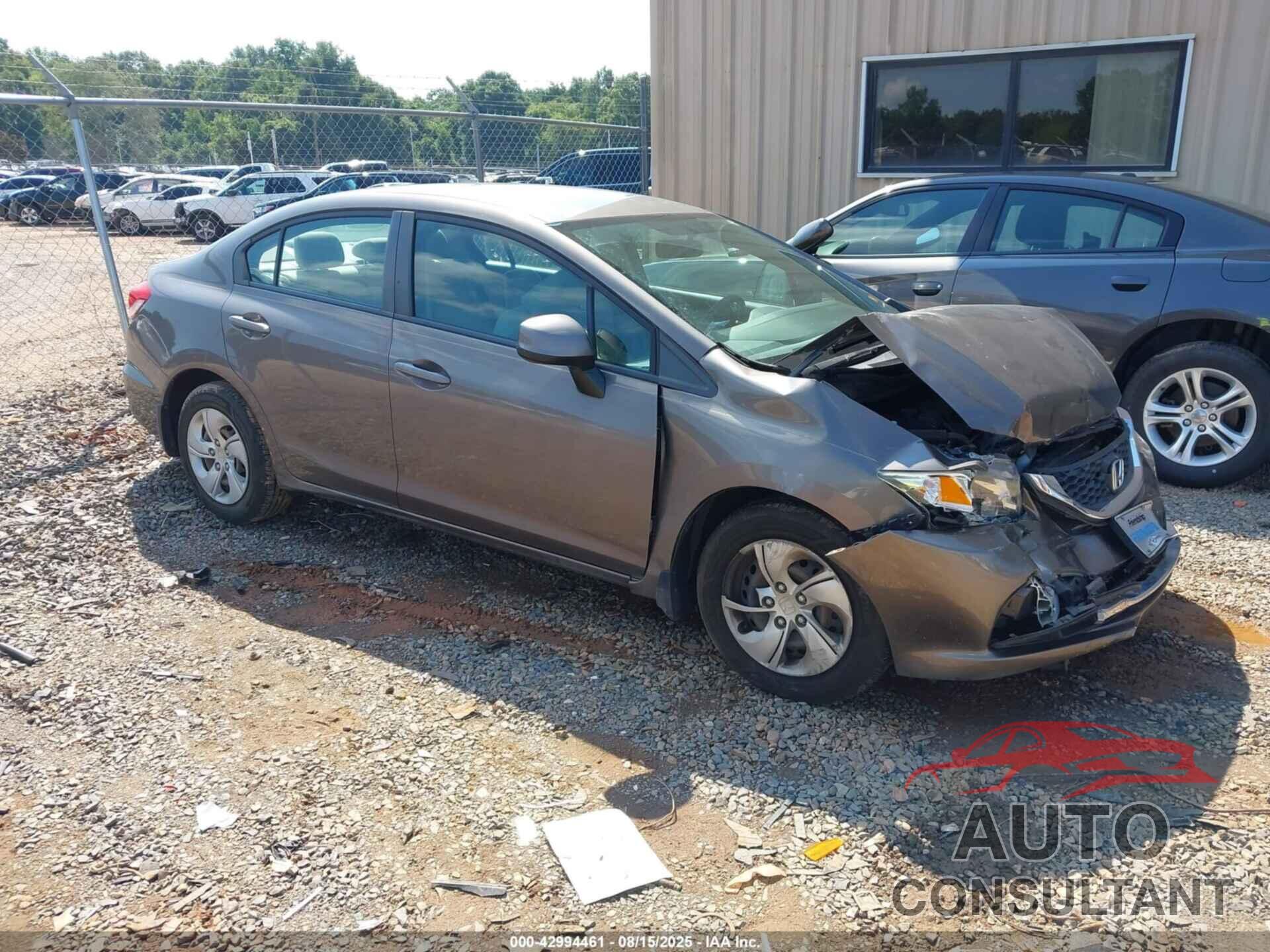 HONDA CIVIC 2013 - 2HGFB2F53DH596792