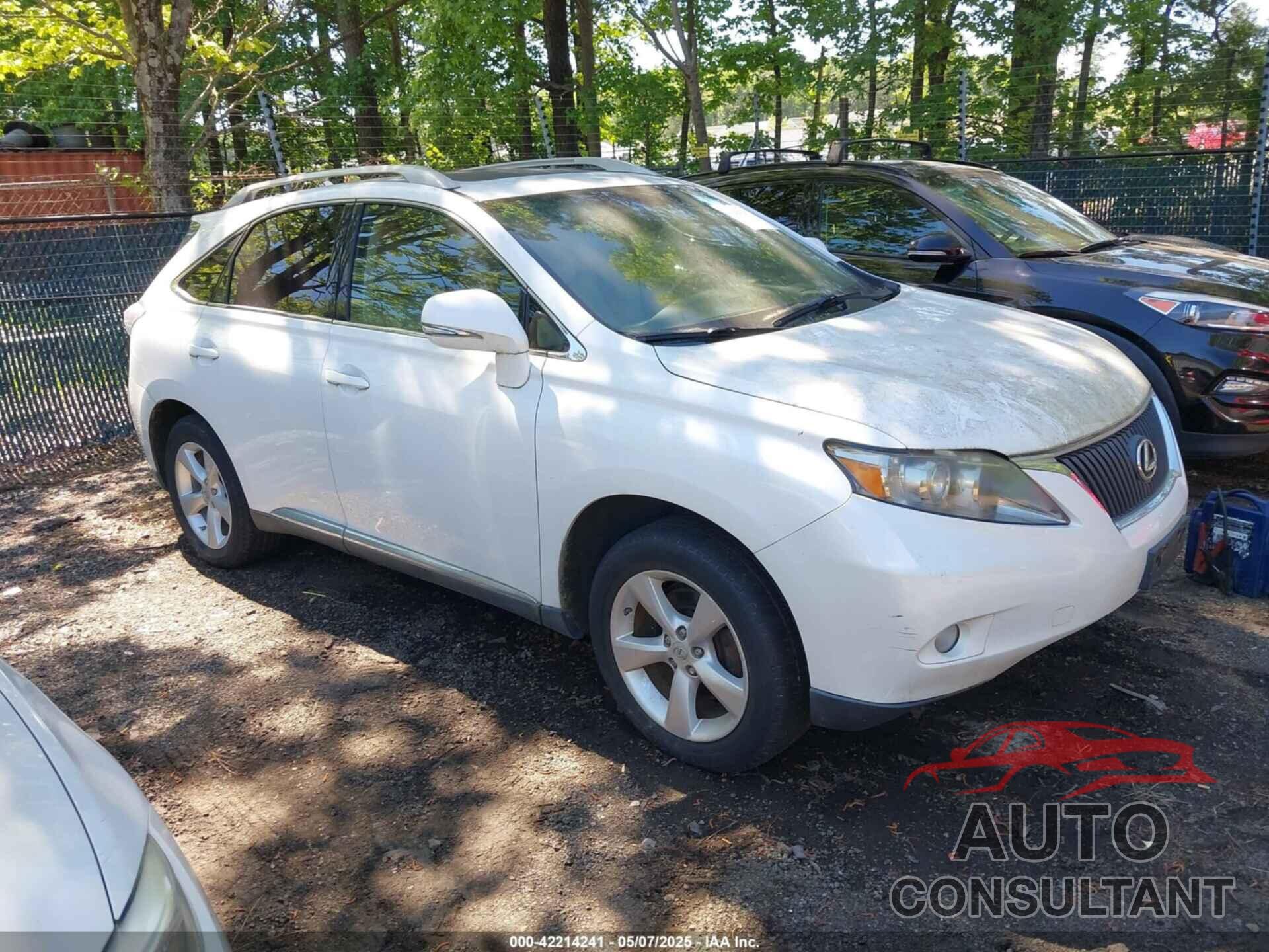 LEXUS RX 350 2011 - 2T2BK1BA2BC092747